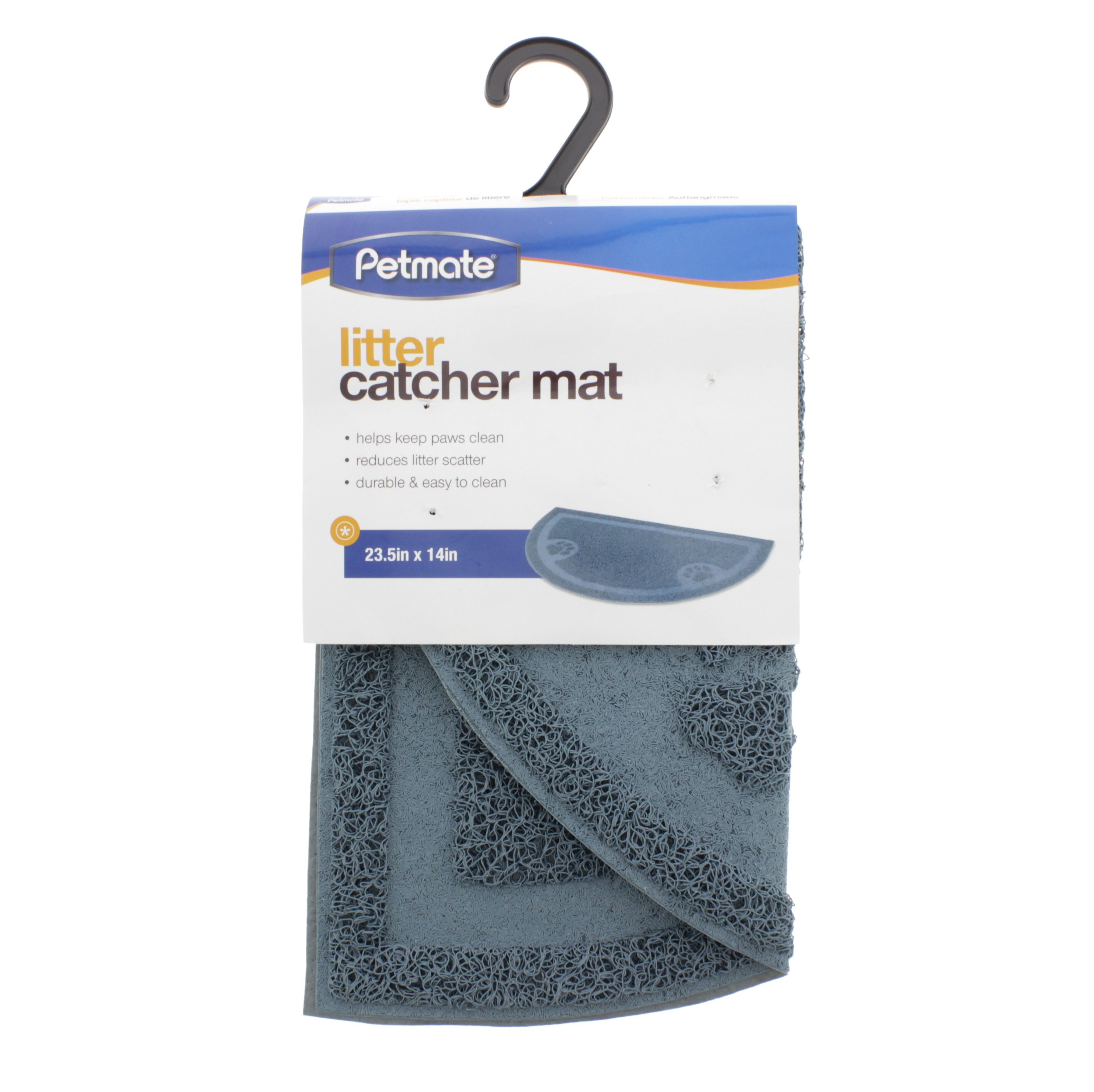 Petmate Rubberized Cat Litter Mat Assorted One Size