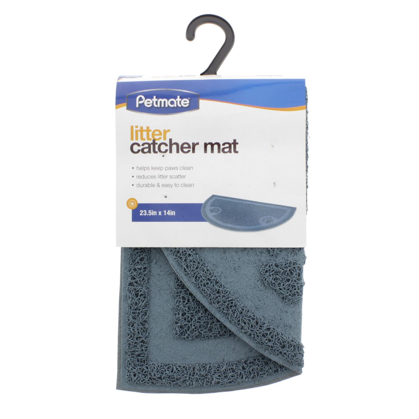 Petmate 1/2 Circle Litter Catcher Mat; image 1 of 2