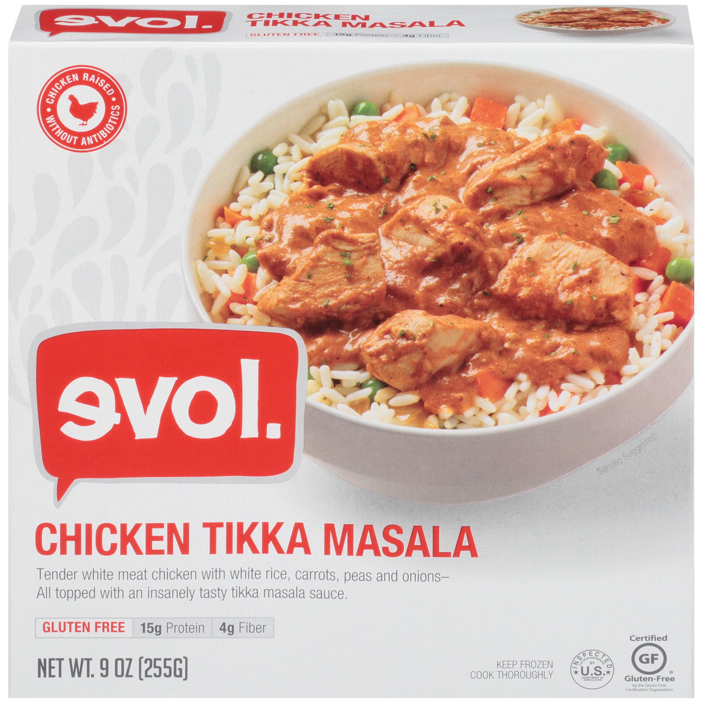 Evol Chicken Tikka Masala Shop Meals & Sides at HEB