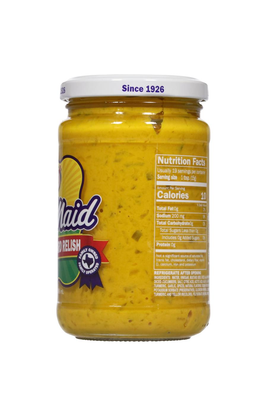 Best Maid Jalapeno Mustard Relish; image 2 of 3