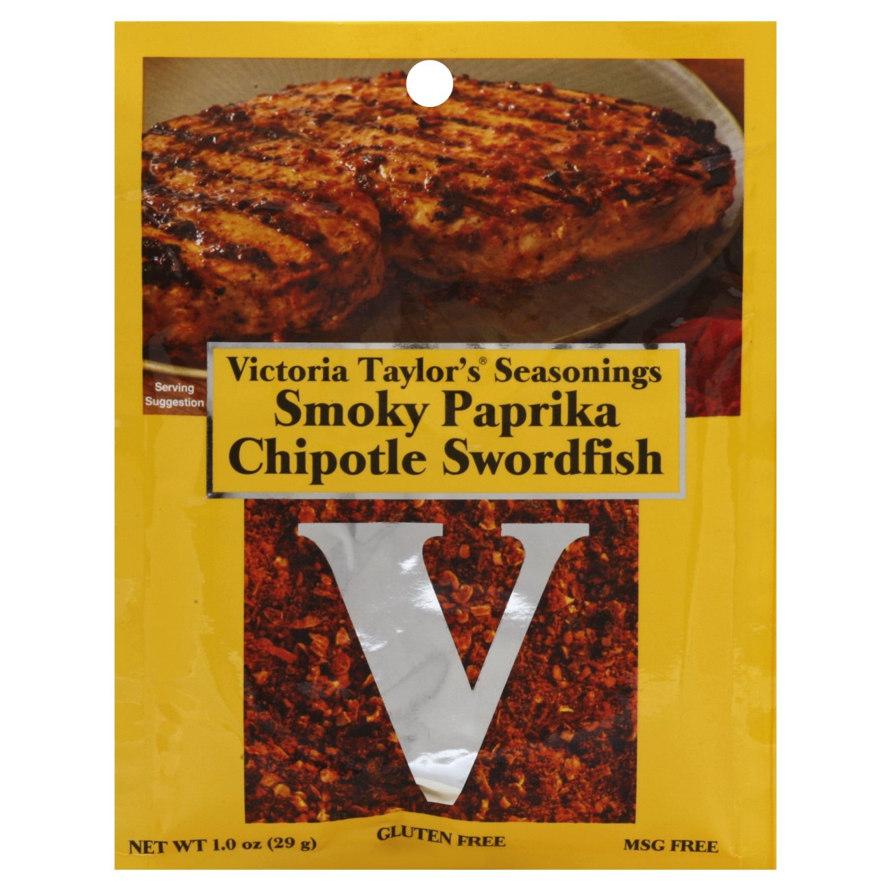 Victoria Taylor's Seasonings Paprika Chipotle Swordfish Shop Herbs & Spices at HEB