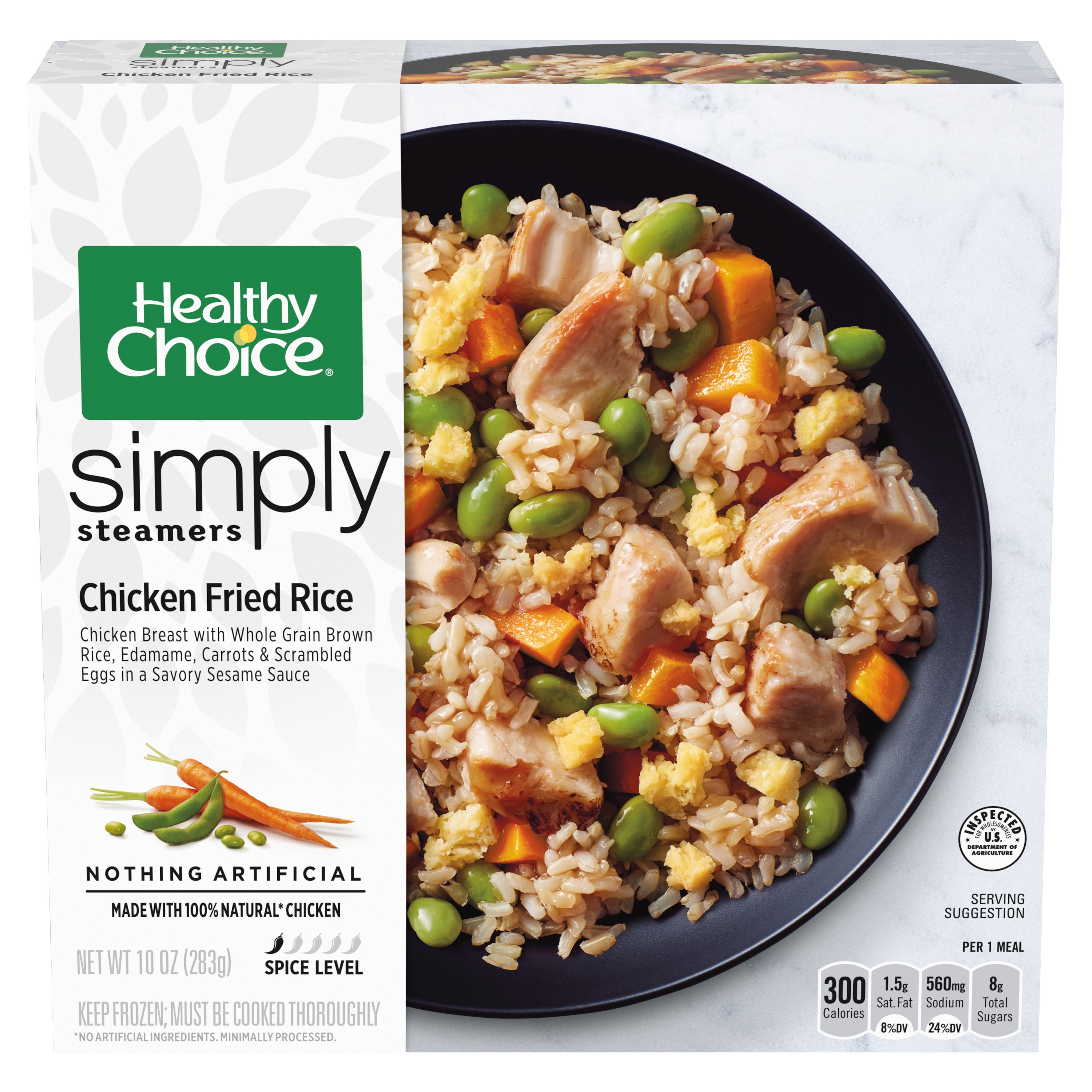 Healthy Choice Cafe Steamers Simply Chicken Fried Rice ...