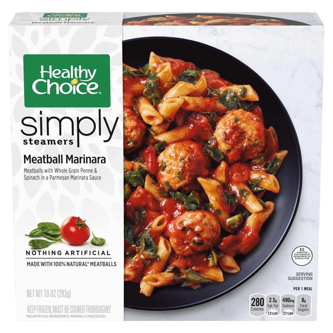 Healthy Choice Simply Steamers Meatball Marinara Frozen Meal; image 1 of 7