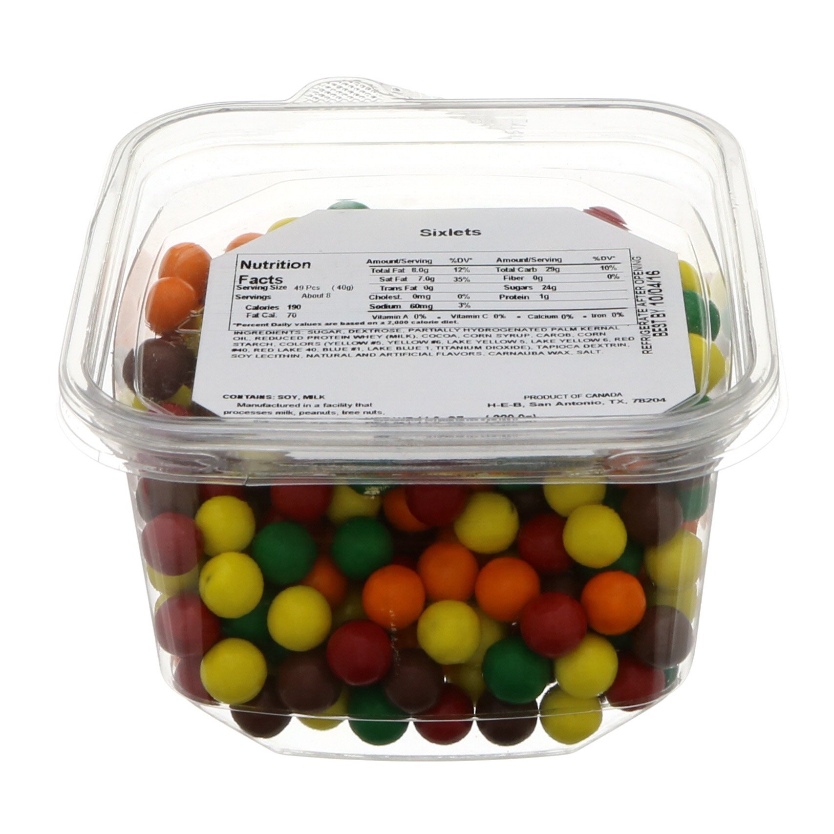 Nassau Candy Sixlets Candies Shop Candy at HEB