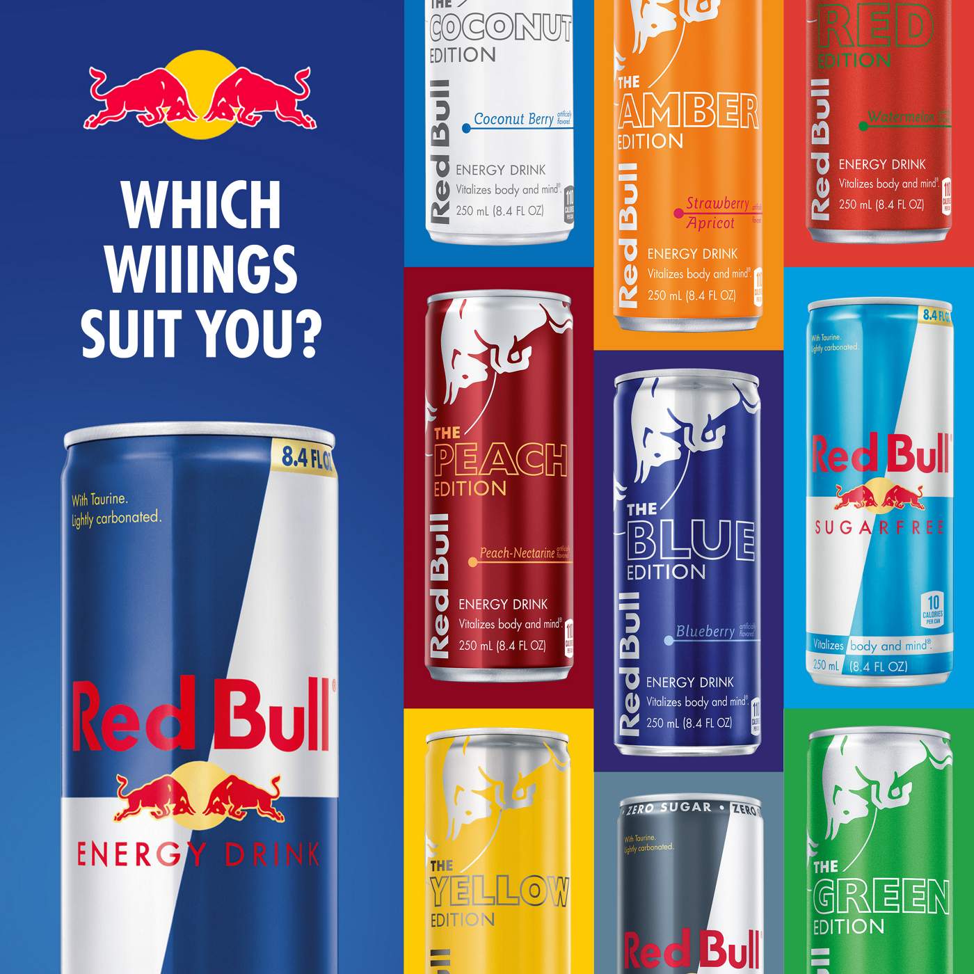 Red Bull The Blue Edition Blueberry Energy Drink - Shop Sports & Energy ...