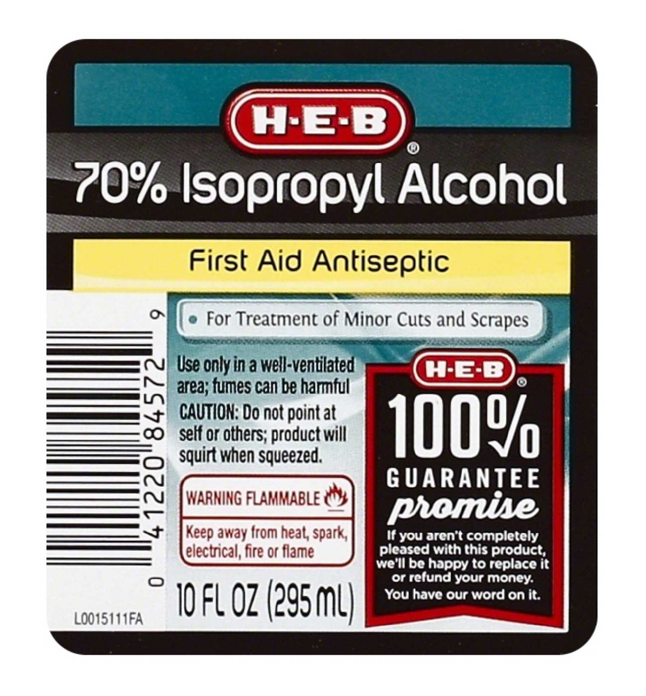 H-E-B 70% Isopropyl Alcohol Spray; image 2 of 2