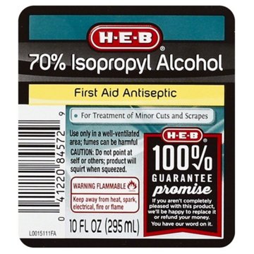 H-E-B 70% Isopropyl Alcohol Spray, 10 oz