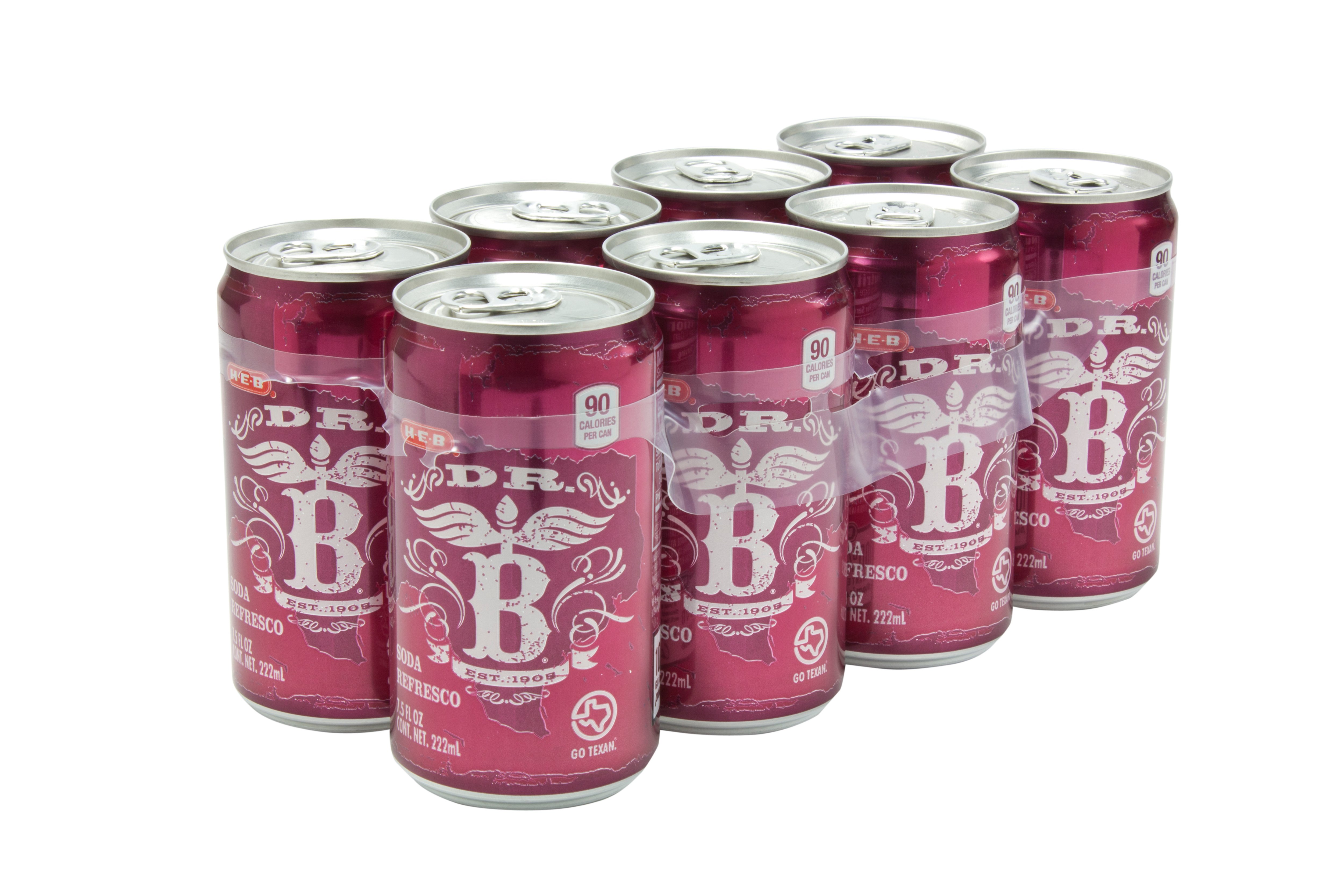 HEB Dr. B Soda 7.5 oz Cans Shop Soda at HEB