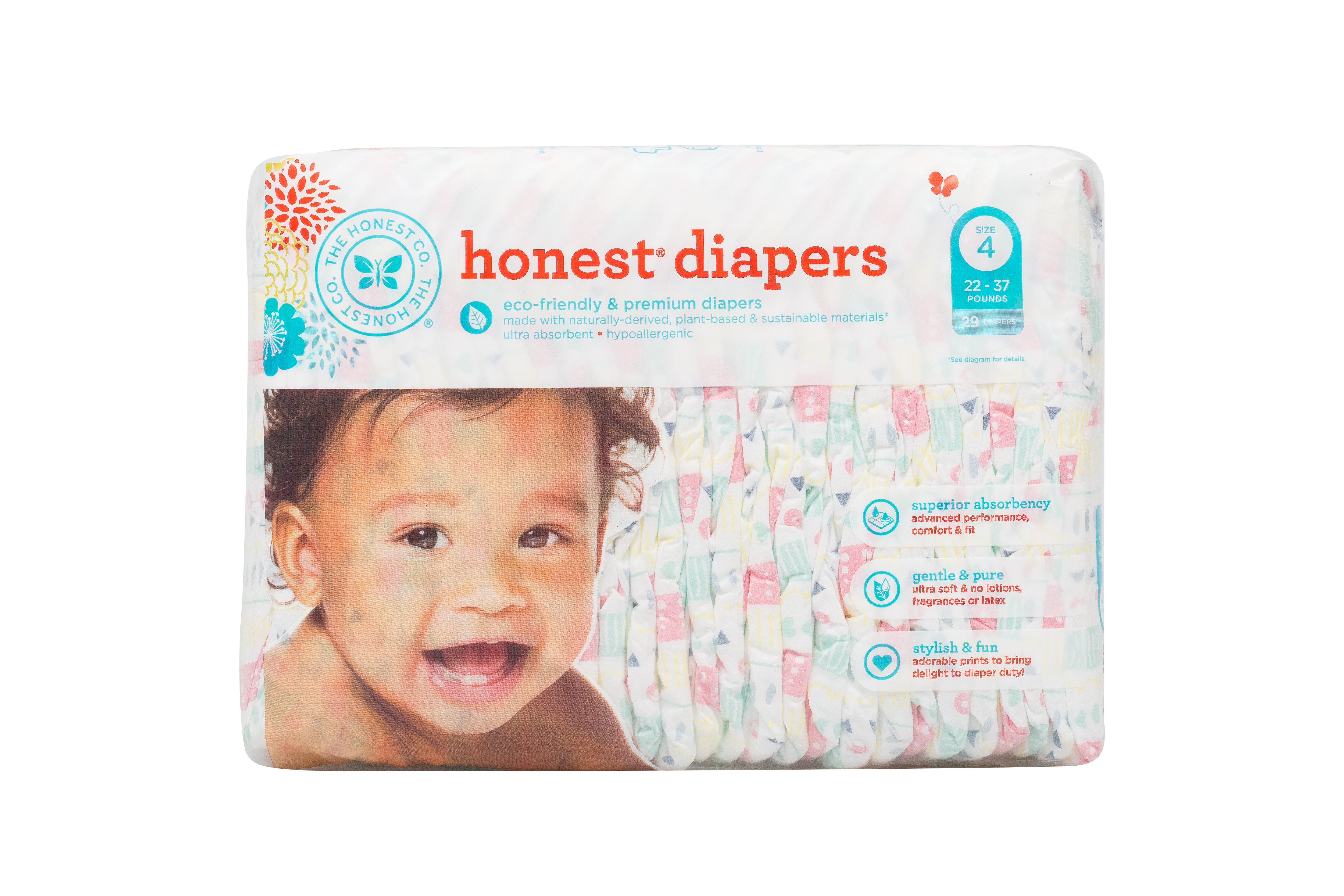 The Honest Company Tribal Diapers 29 ct Shop Diapers at HEB