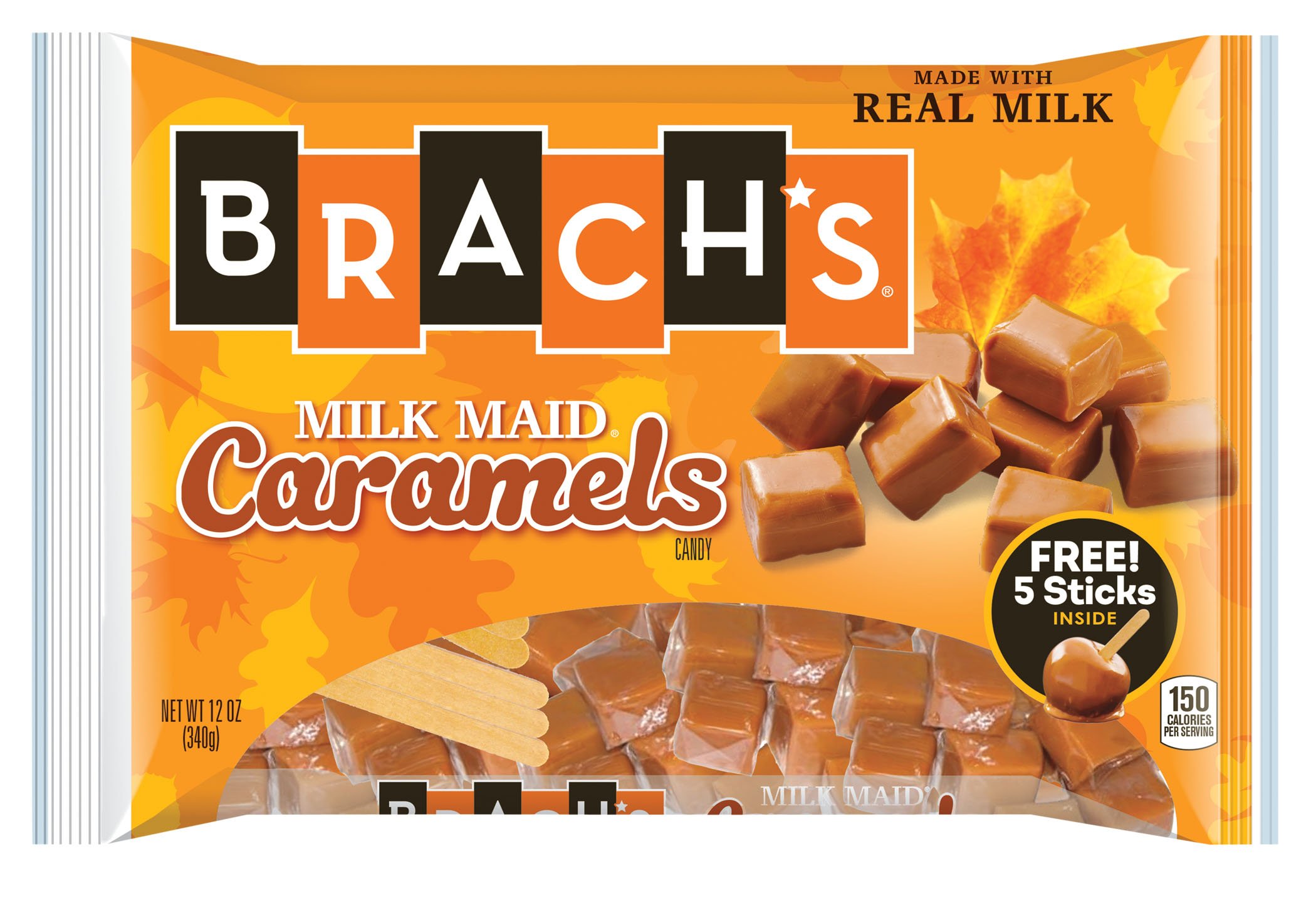 Brachs Milk Maid Caramels With Sticks Shop Candy At H E B