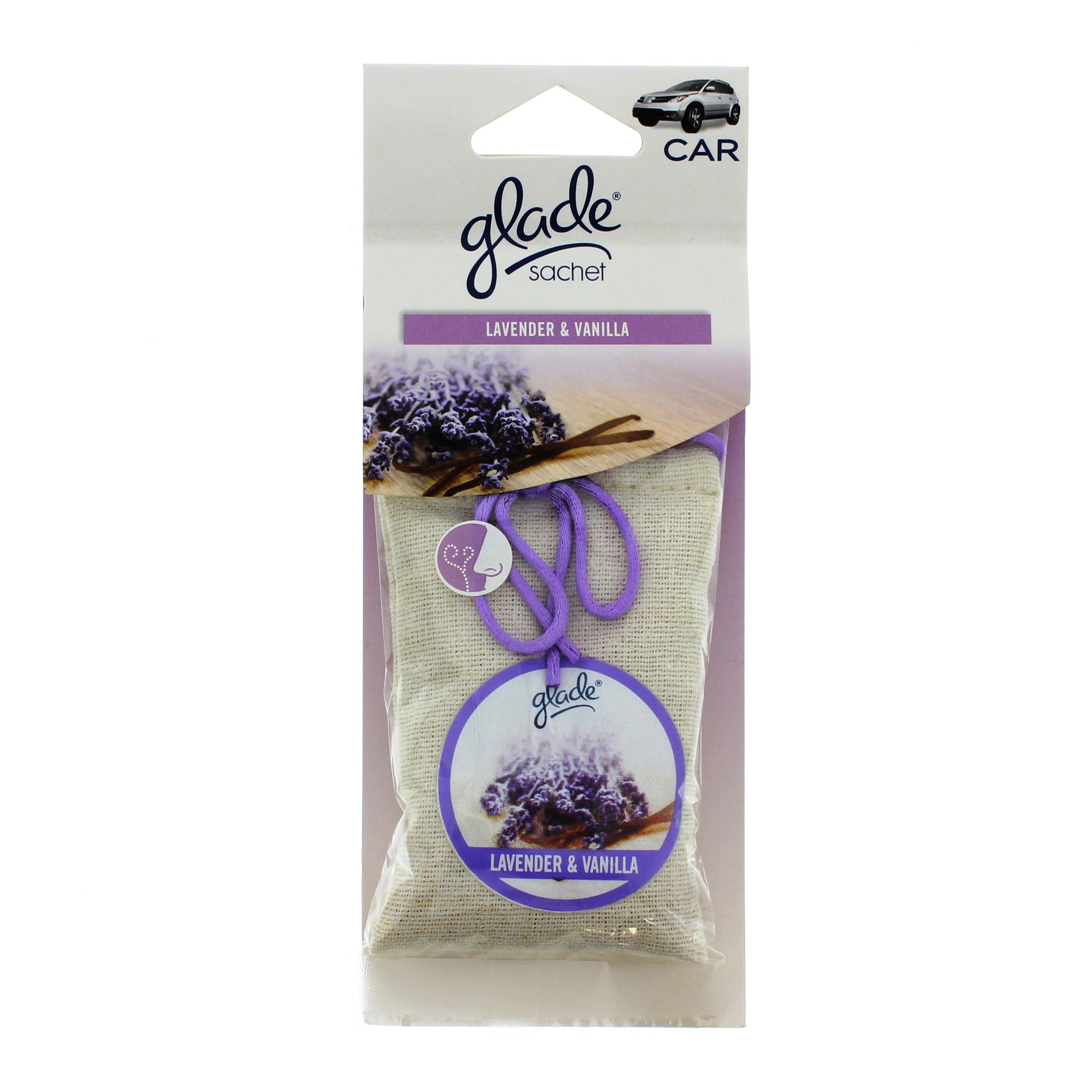 Glade Sachet Auto Air Freshener Lavender & Vanilla Shop Car Accessories at HEB