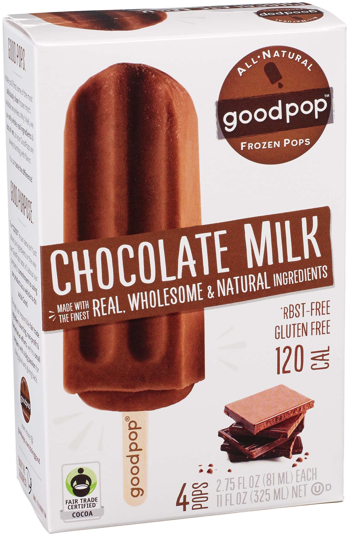 GoodPop Chocolate Milk Pops Shop Bars & Pops at HEB