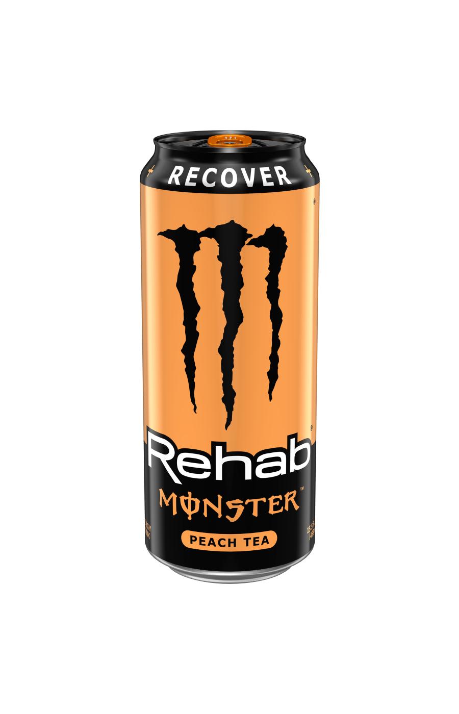 Monster Energy Monster Rehab Peach Tea, Tea + Energy 15.5 oz.; image 1 of 2