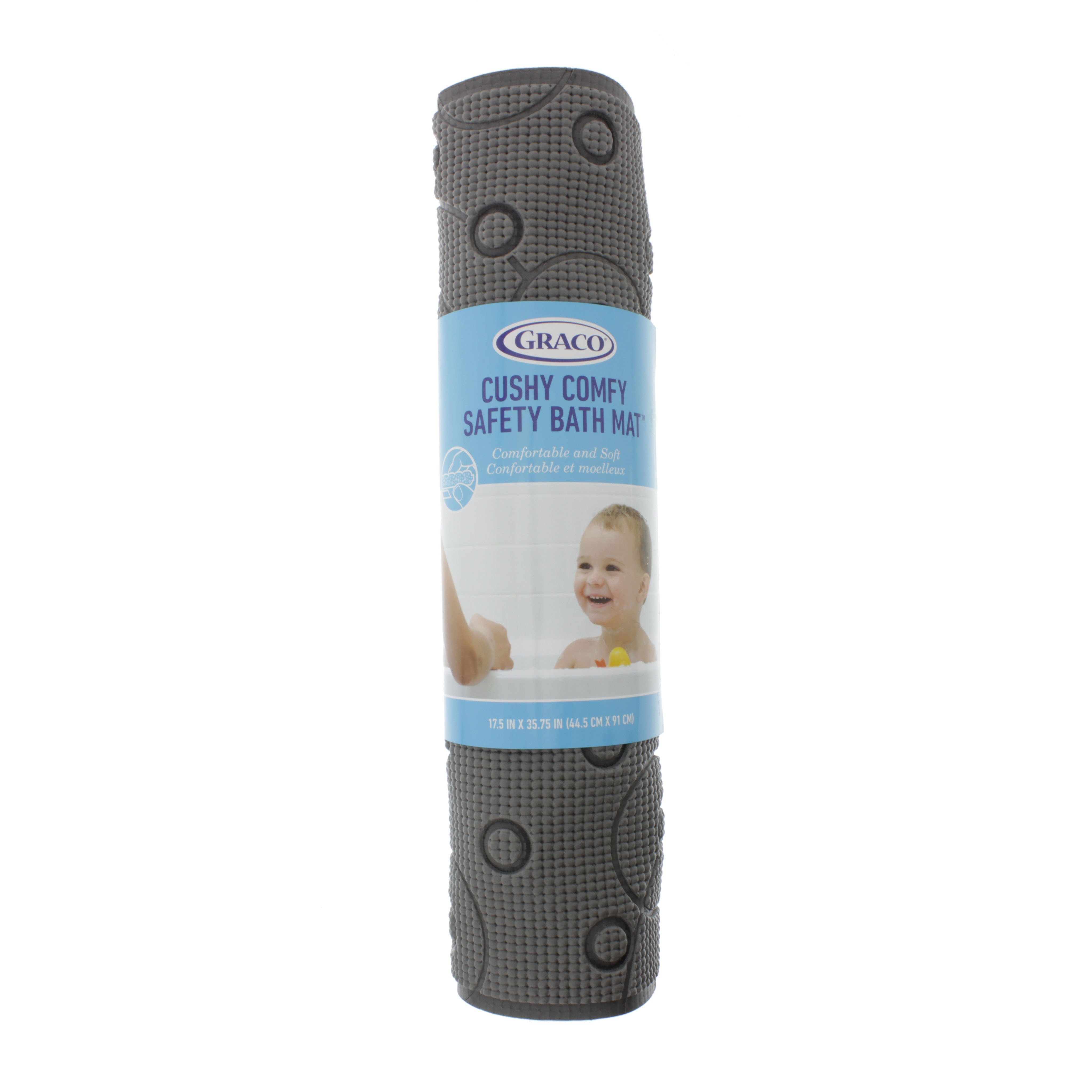 Graco Cushy Safety Bath Mat Gray Shop Bath accessories at HEB