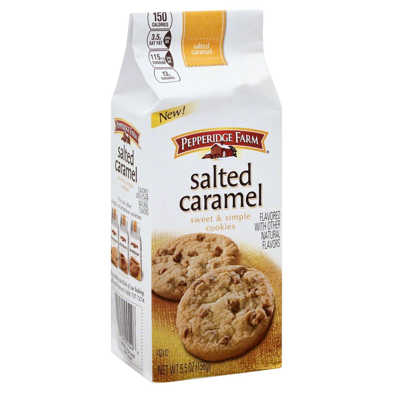 Pepperidge Farm Sweet & Simple Salted Caramel Cookies - Shop Cookies at ...