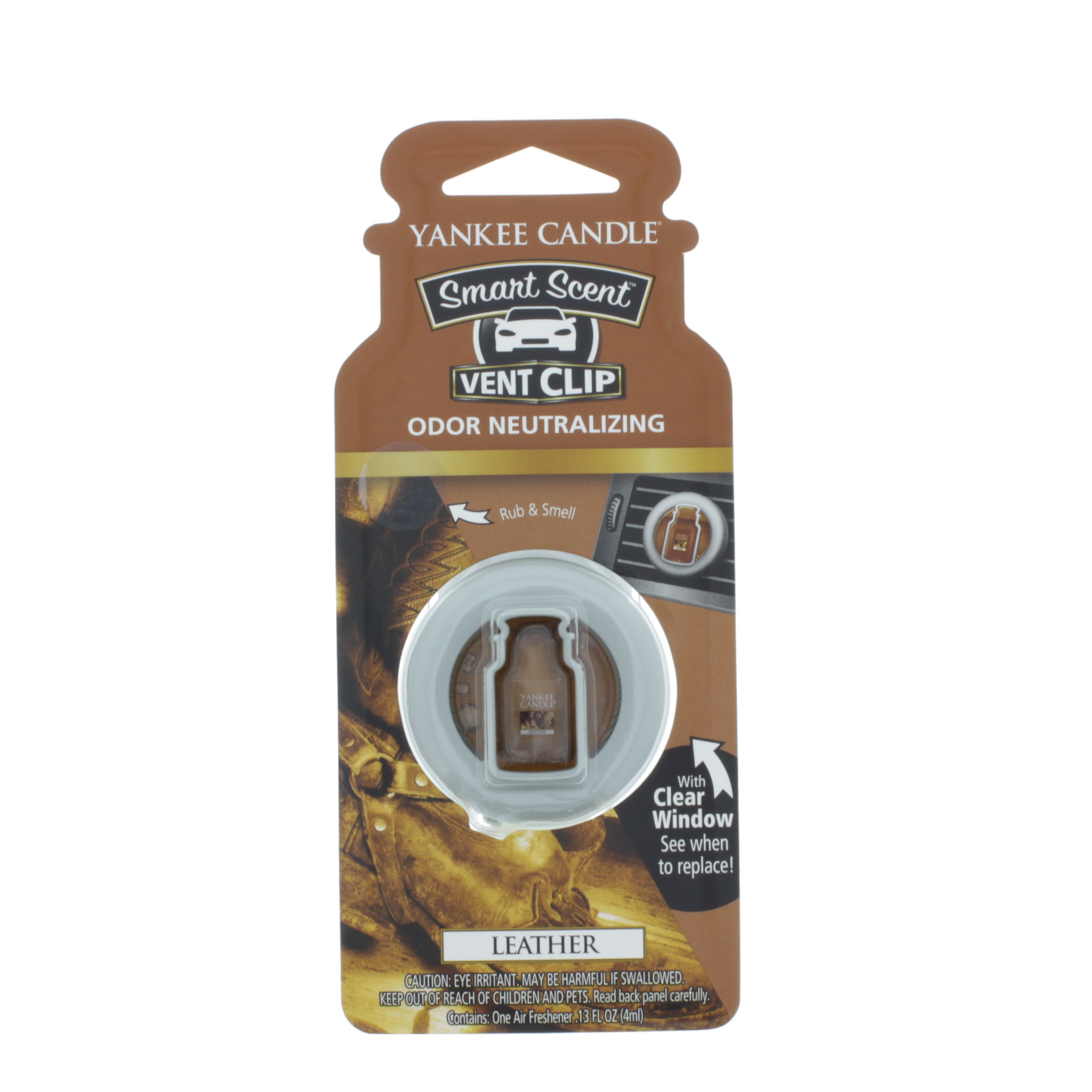 Yankee Candle Vent Clip, Leather Shop Car accessories at HEB