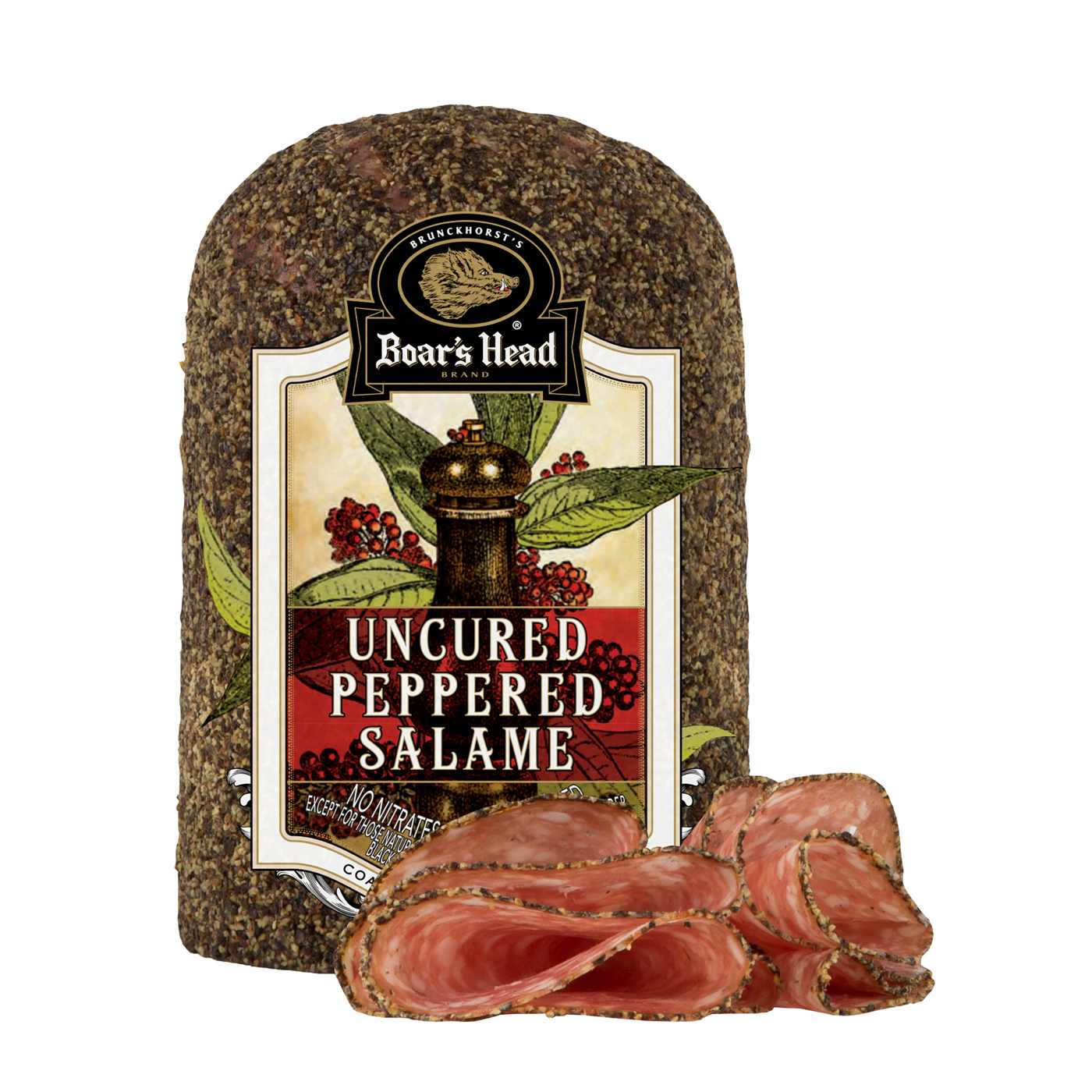 Boar's Head Uncured Peppered Salame, Custom Sliced; image 2 of 2