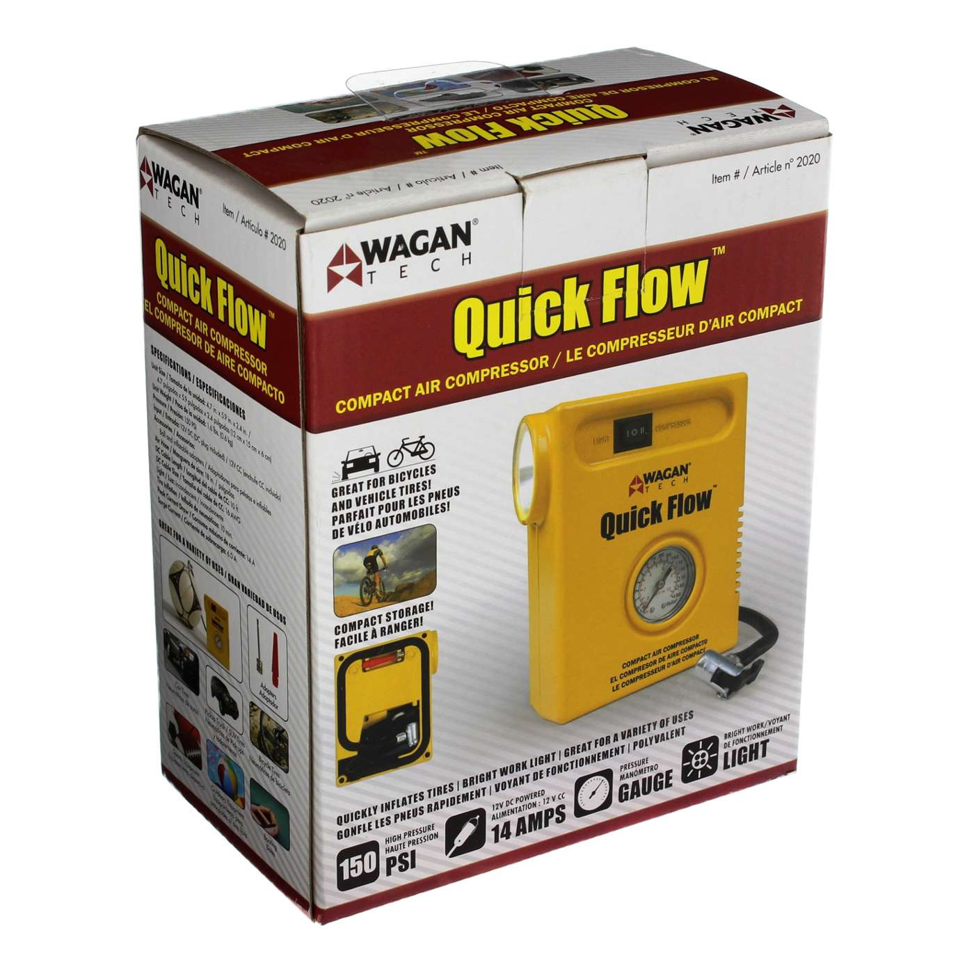 Wagan Quick Flow Compact Air Compressor; image 1 of 2