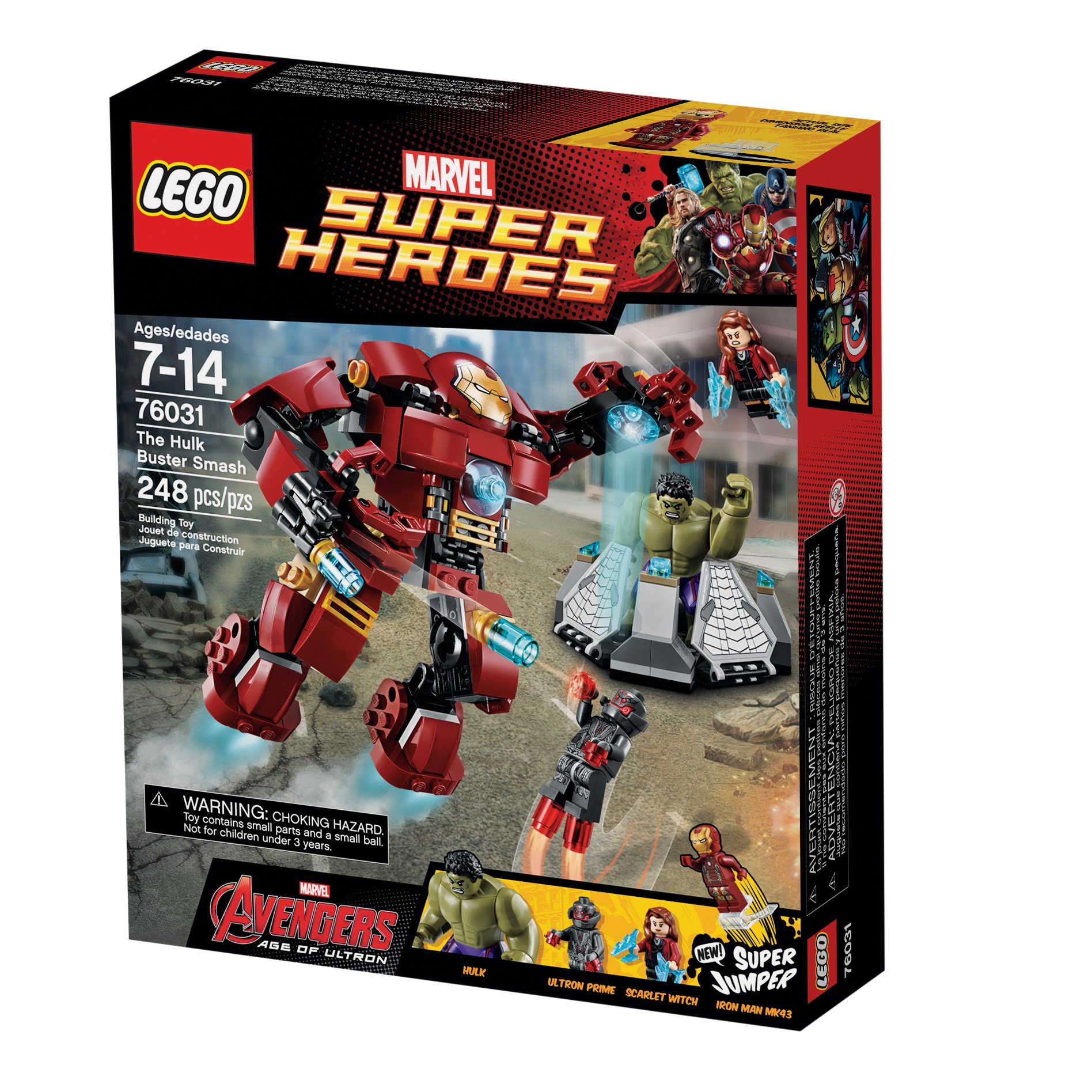 LEGO Marvel ULTRON PRIME Minifigure 76031 Avengers The Hulk Buster Smash 