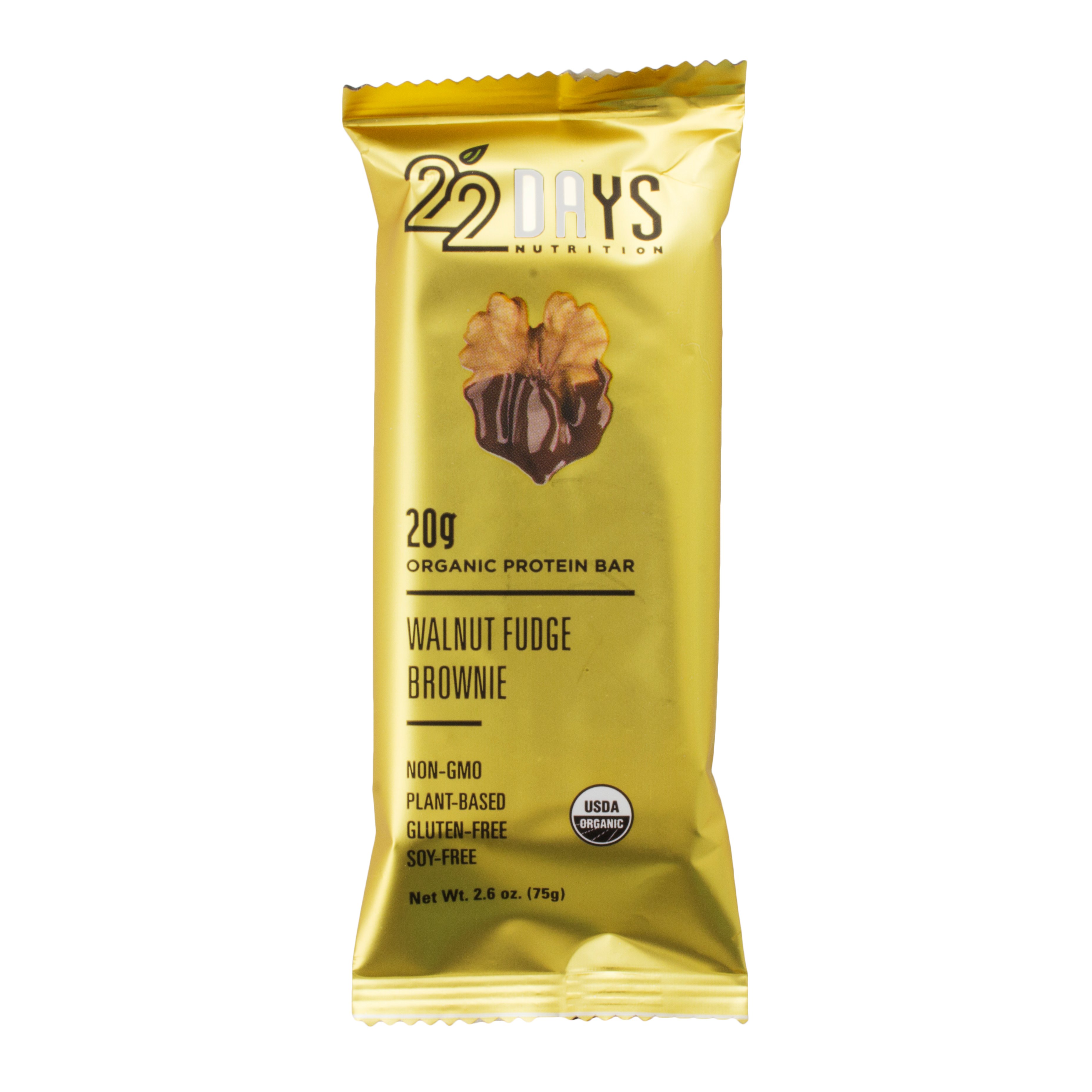 22 Days Protein Bar, Walnut Fudge Brownie Shop Diet & Fitness at HEB