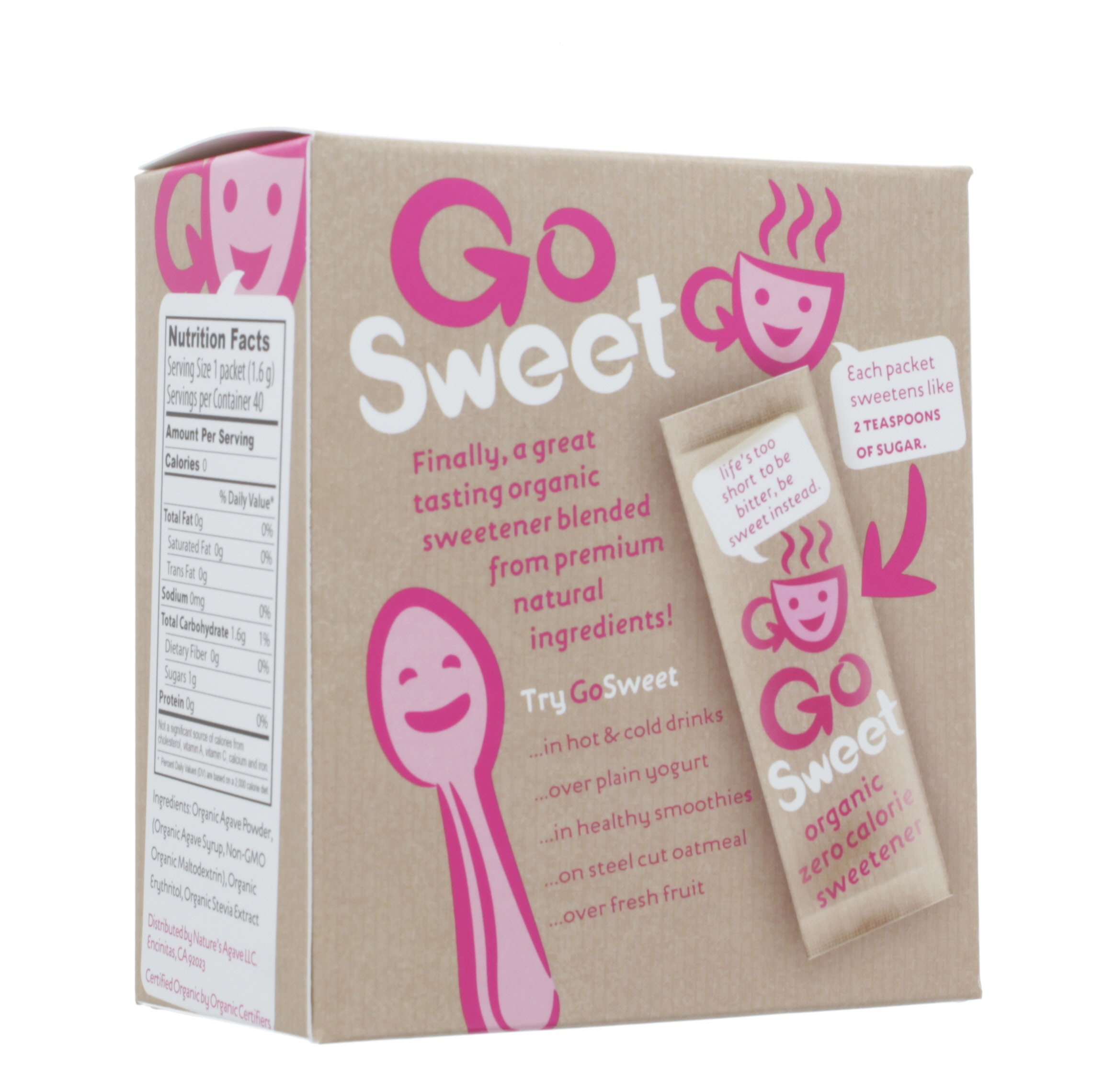 Go Sweet Organic Zero Calorie Sweetener - Shop Sugar Substitutes At H-E-B