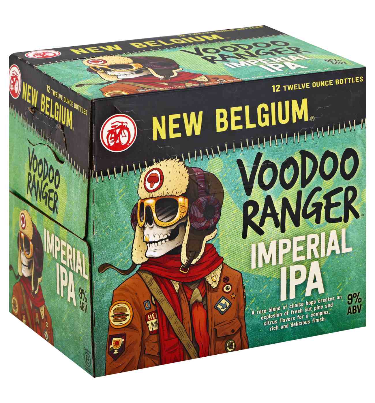 New Belgium Voodoo Ranger Imperial IPA Beer 12 oz  Bottles; image 1 of 2
