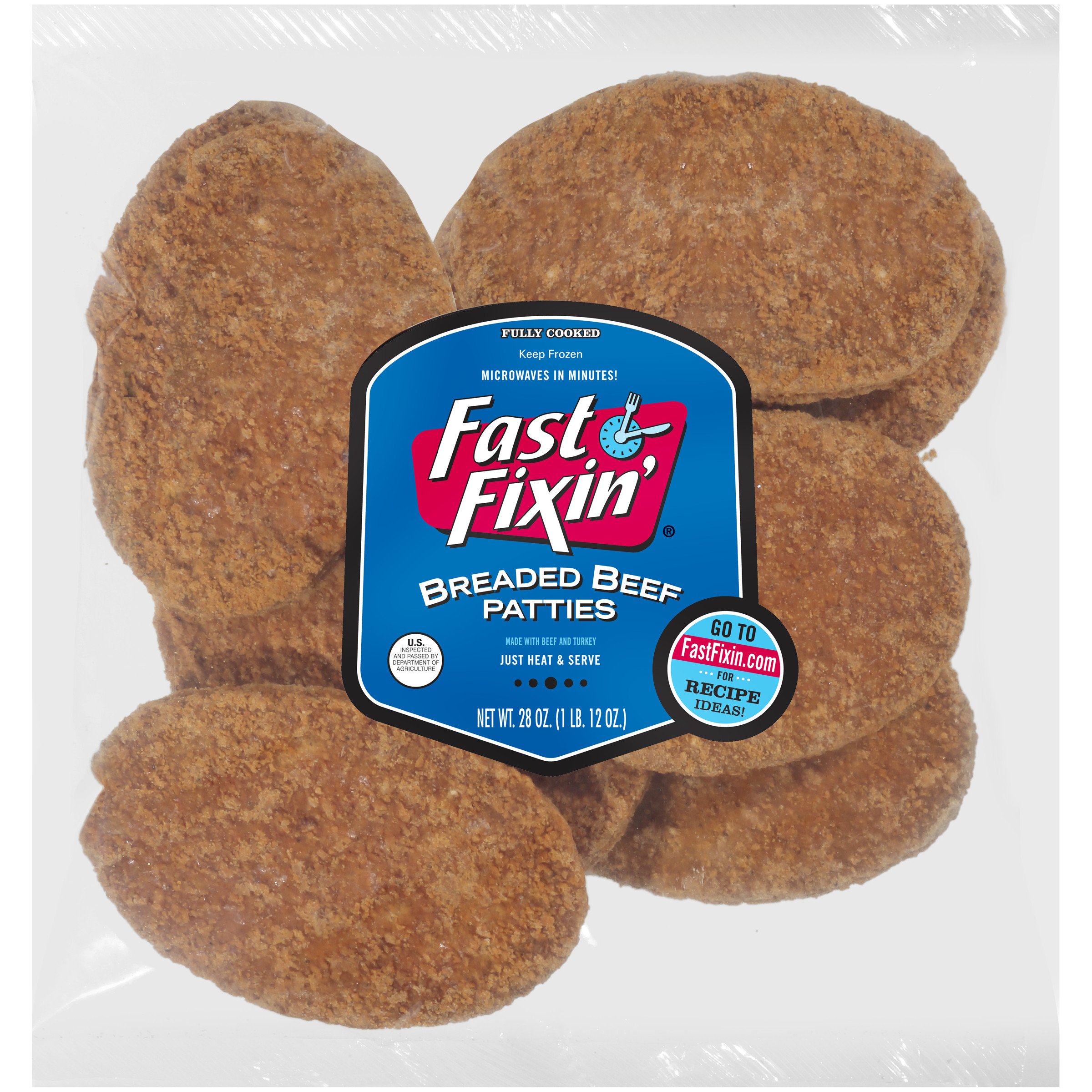 Fast Fixin Breaded Beef Patties Shop Beef & Veal at HEB