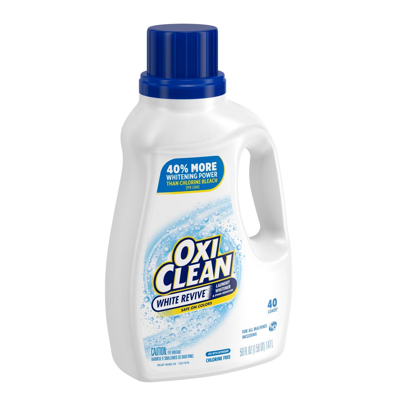 OxiClean White Revive HE Laundry Whitener & Stain Remover 40 Loads; image 2 of 2