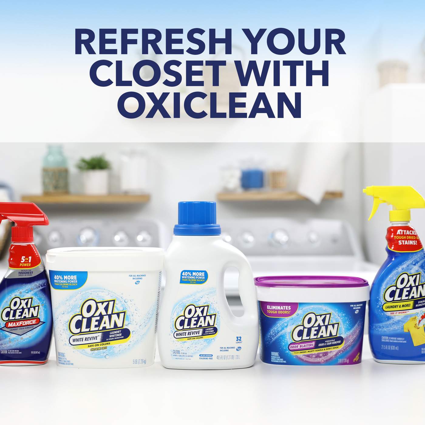 OxiClean White Revive HE Laundry Whitener & Stain Remover 40 Loads; image 9 of 11