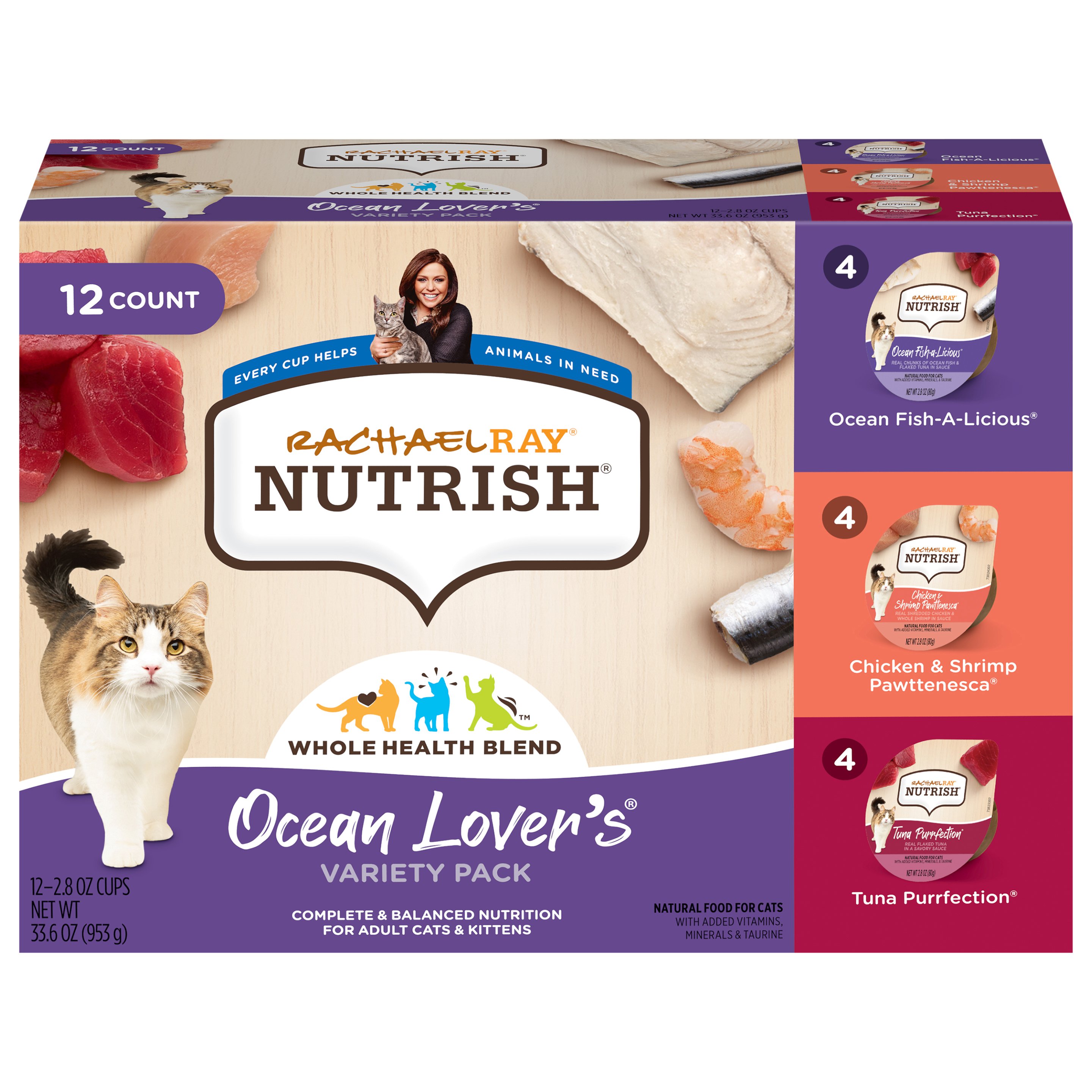 Rachael Ray Nutrish Ocean Lovers Cat Food Value Pack Shop Cats at HEB