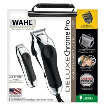 Wahl Deluxe Chrome Pro Complete Clipper Kit