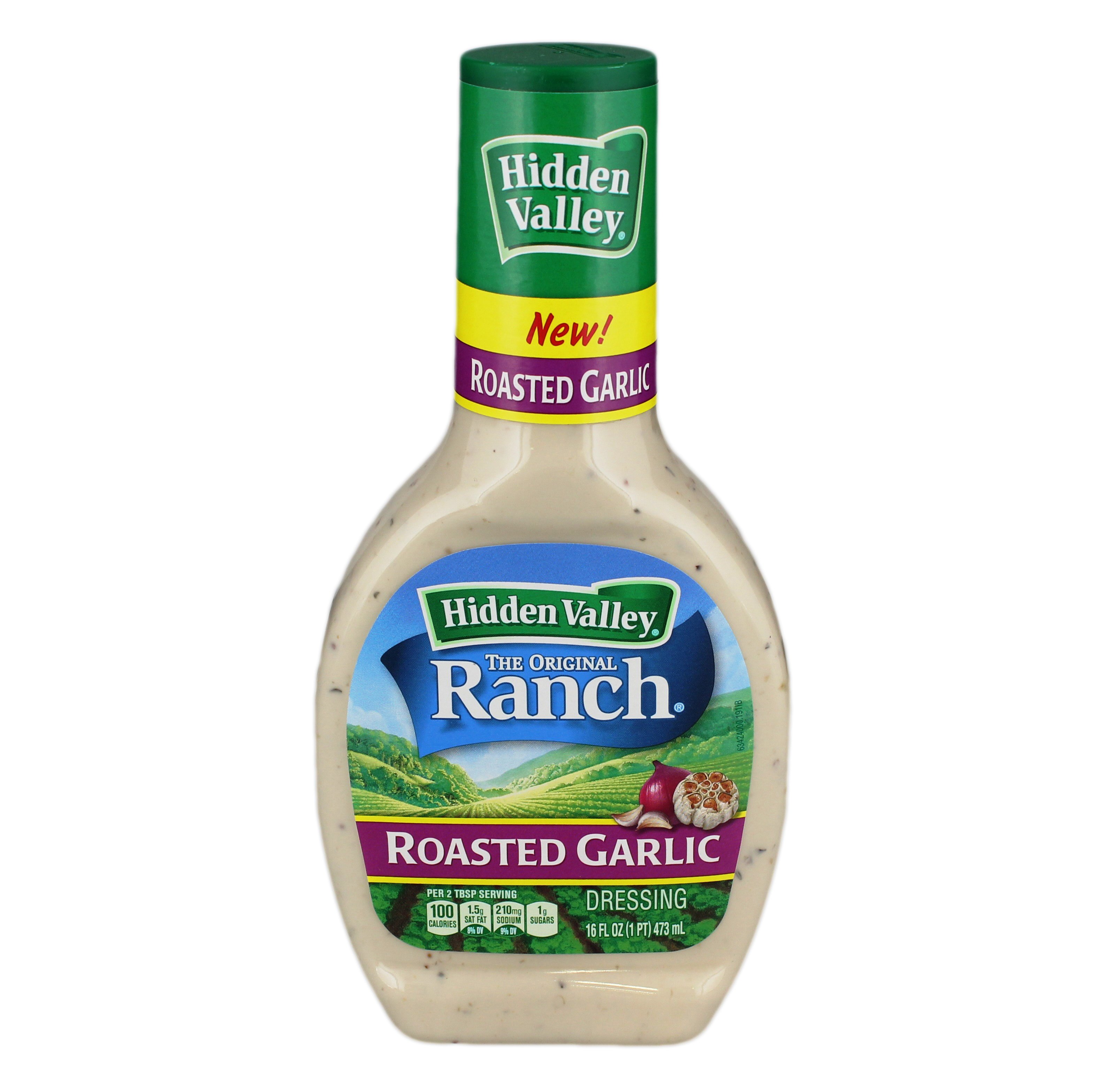 Hidden Valley Roasted Garlic Ranch Dressing Shop Salad Dressings at HEB