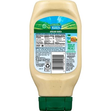 Hidden Valley Avocado Ranch Condiment and Dressing, Easy Squeeze Bottle