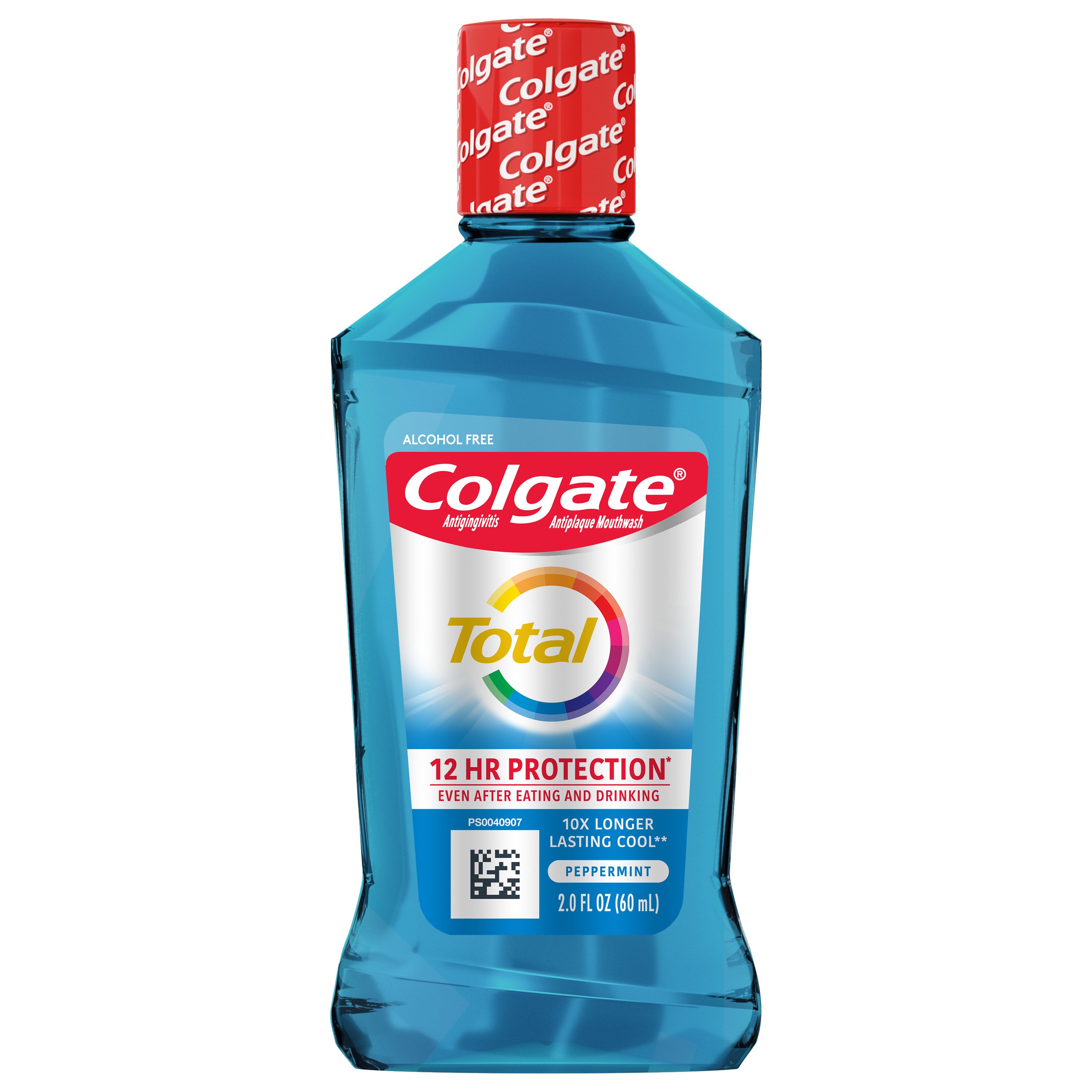 Colgate Travel Size Total Advanced Pro-Shield Mouthwash Peppermint ...