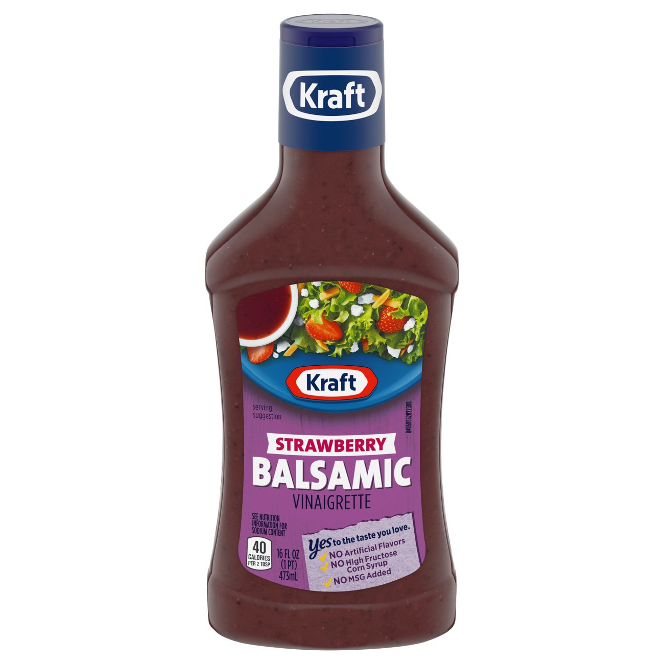 Kraft Fruity & Complex Strawberry Balsamic Vinaigrette Shop Salad