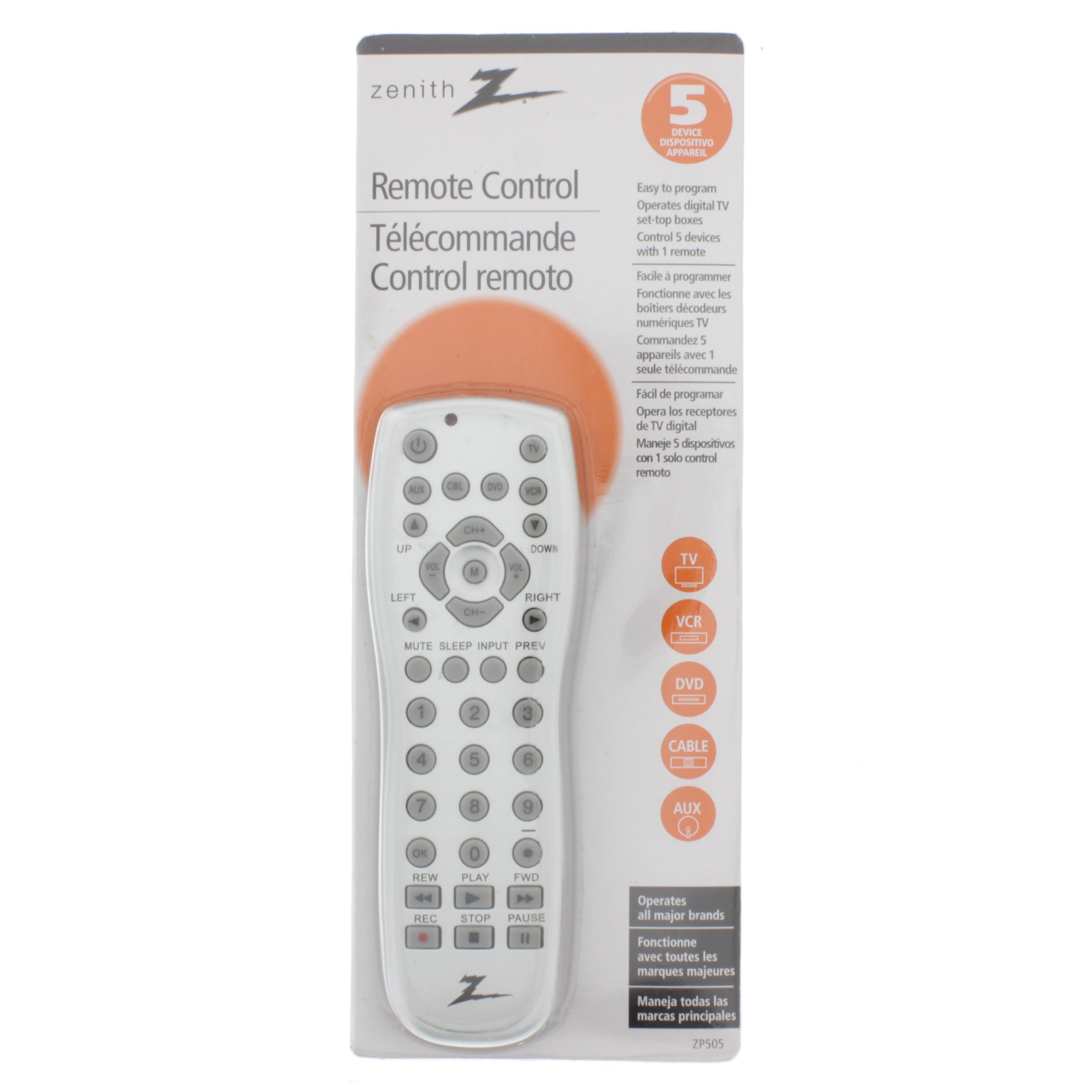 AmerTac Zenith 5 Function Remote - Shop Remote controls at H-E-B