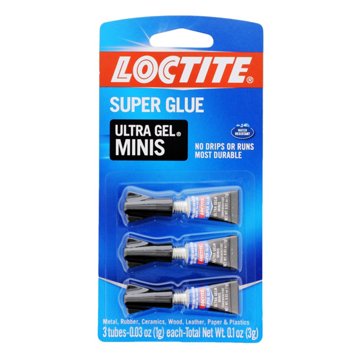 Loctite Super Glue Ultra Gel Minis, 3 ct