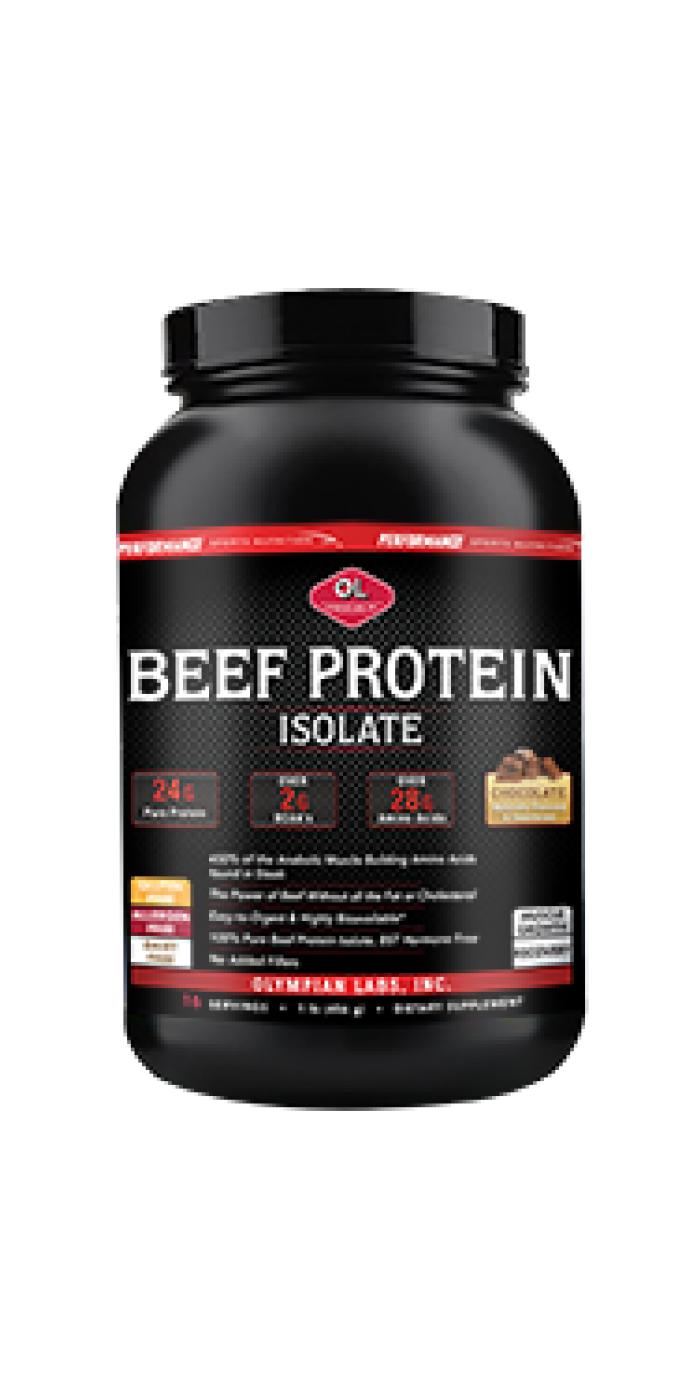 Olympian Labs Beef Protein, Dark Chocolate; image 1 of 2