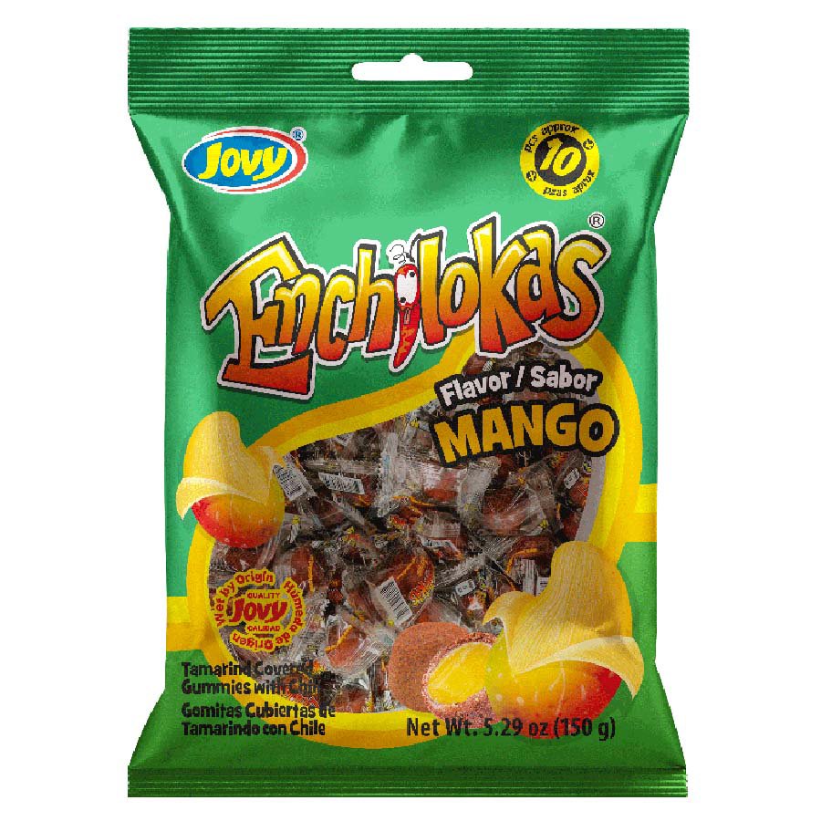 Jovy Mango Flavor Enchilokas, 5.29 oz | Low Prices & Quality