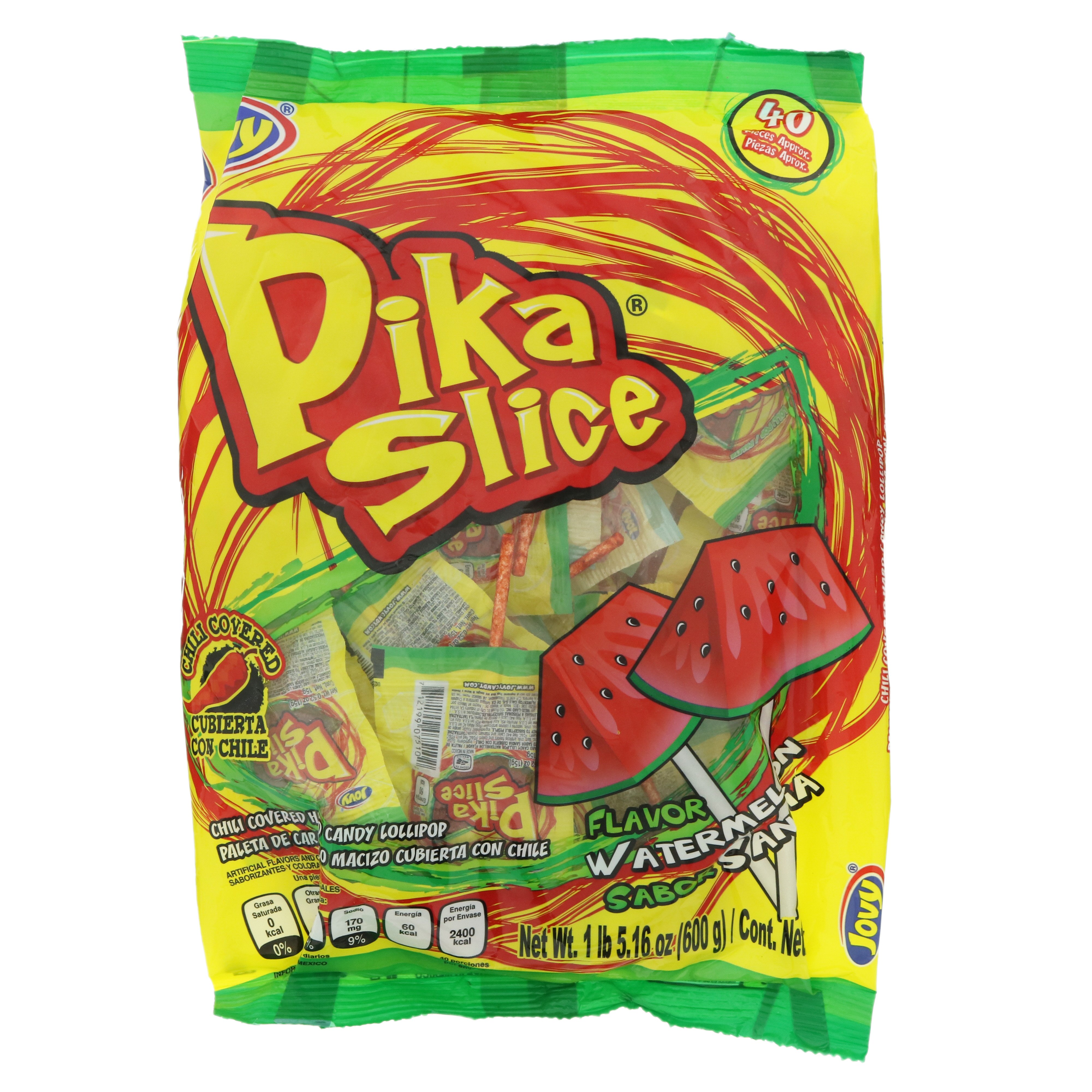 Jovy Pika Slices Lollipop, 40 ct | Joe V's Smart Shop | Low Prices