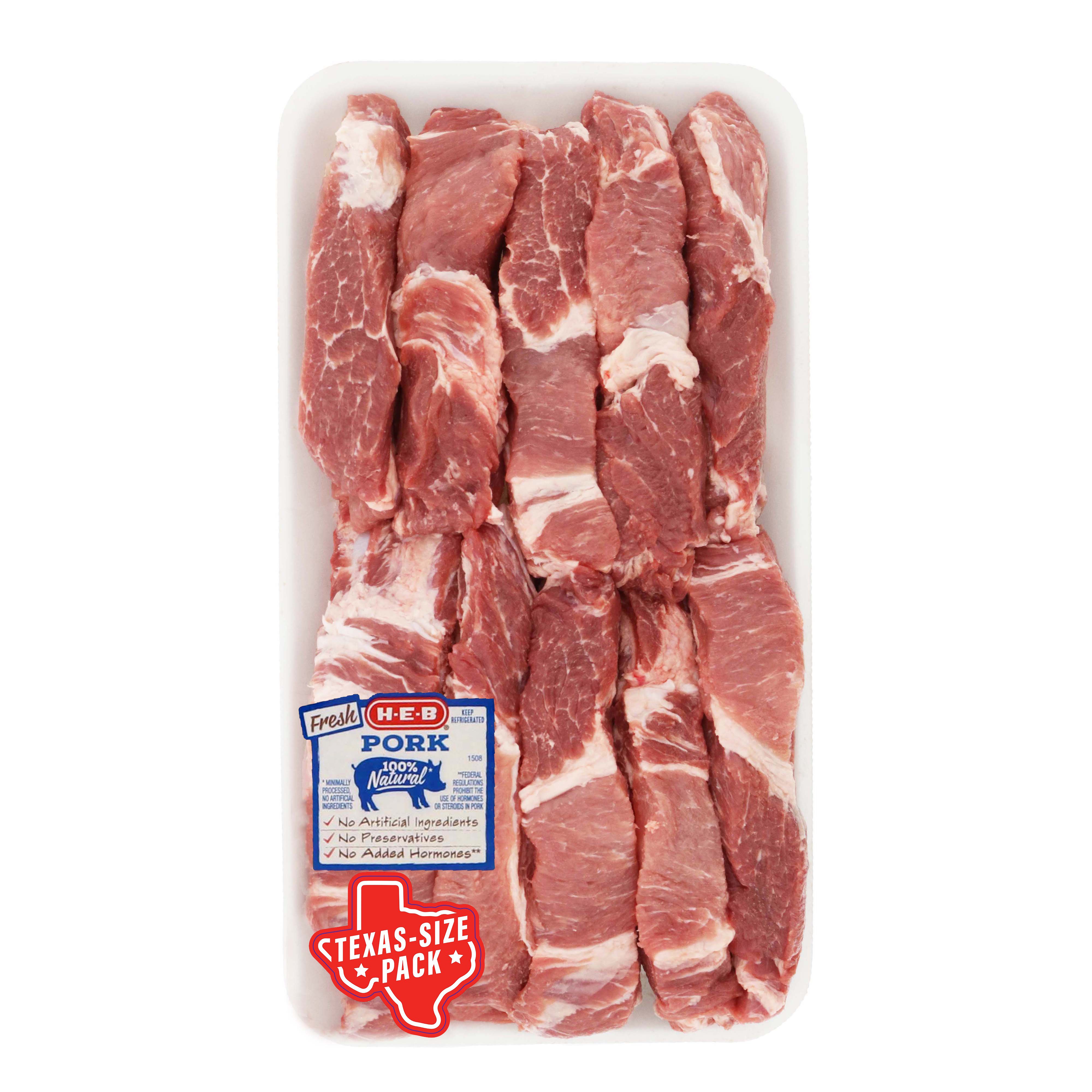 HEB CountryStyle Bonein Pork Ribs TexasSize Pack Shop Pork at