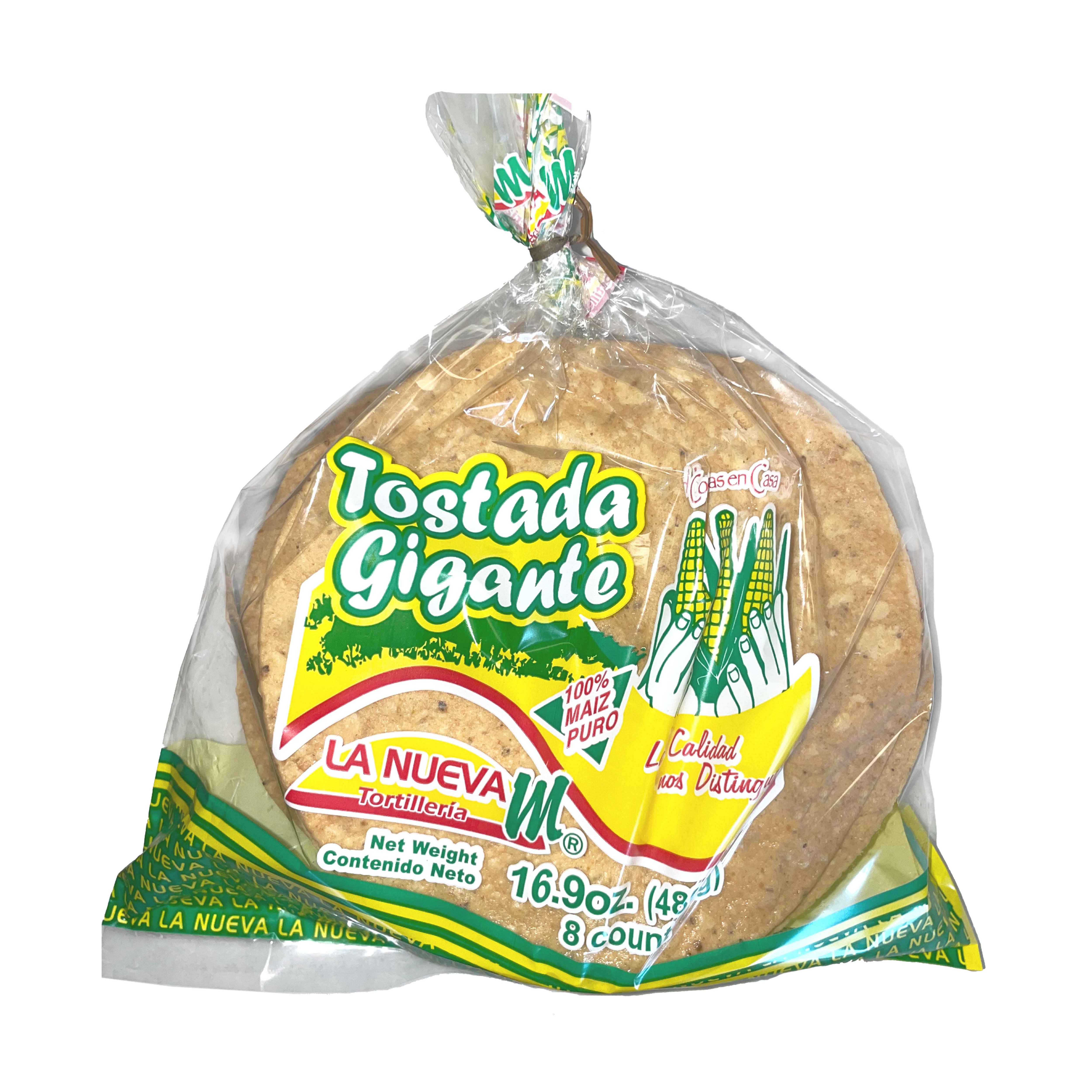 La Nueva Tortilleria Giant Tostada Corn Chips Shop Tortillas at HEB
