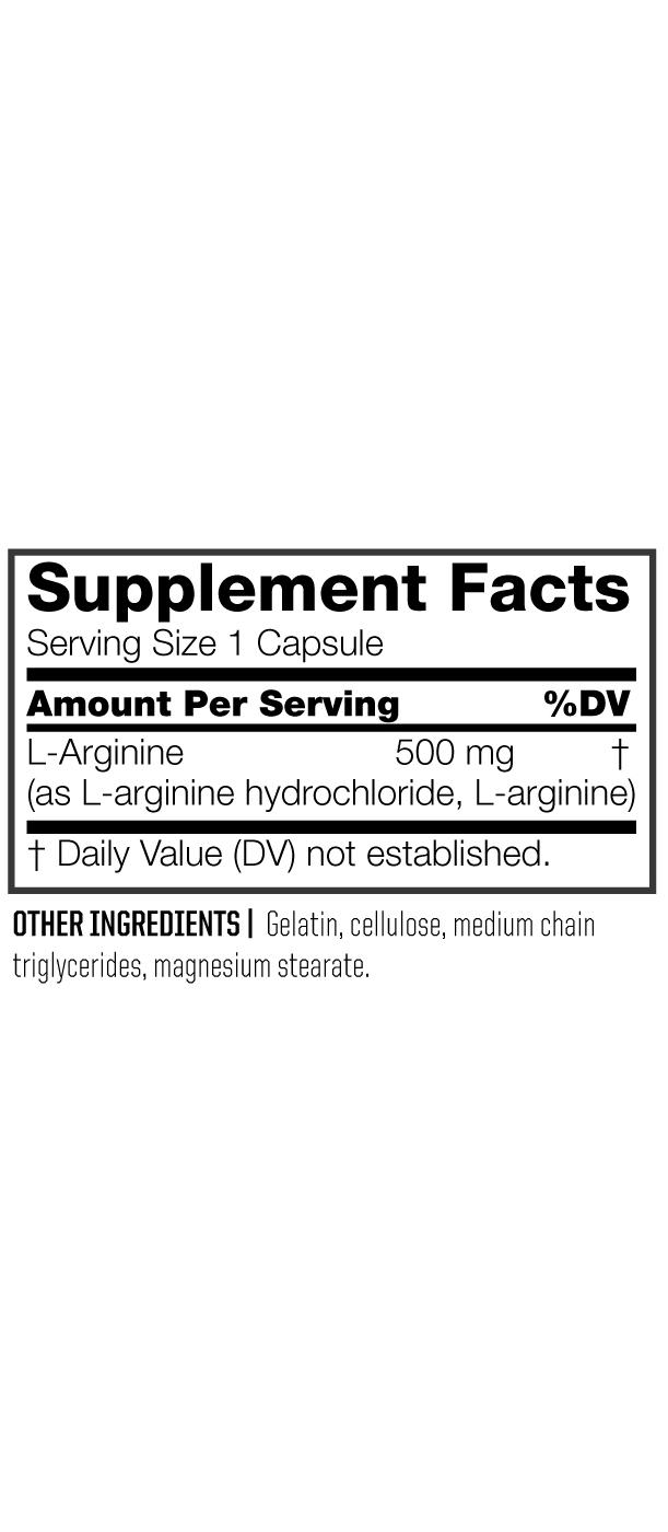 Twinlab L Arginine Fuel Amino Acid Capsules; image 2 of 2