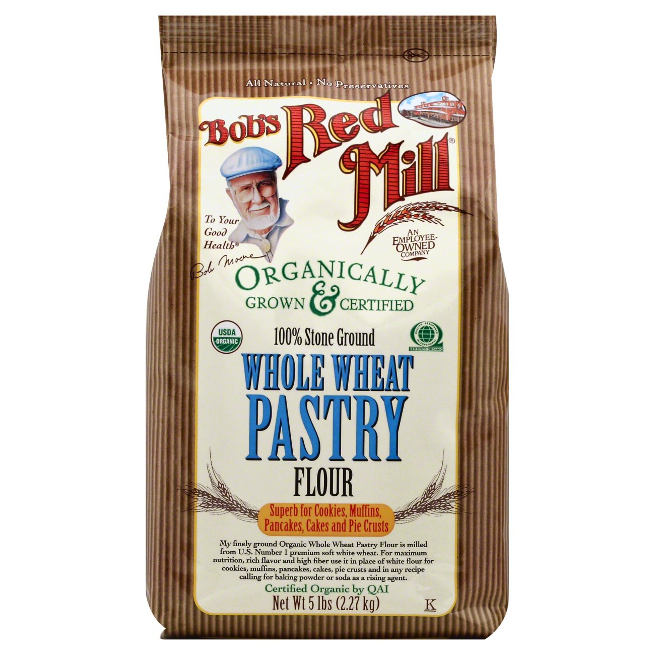 Bob's Red Mill Organic Whole Wheat Pastry Flour Shop Flour at HEB
