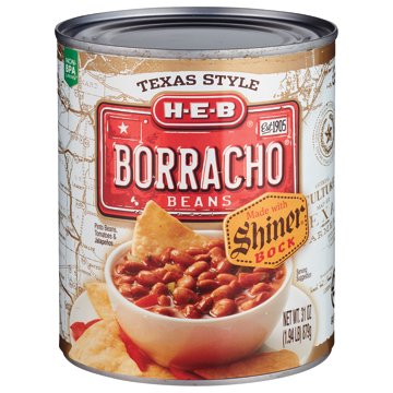 H-E-B Borracho Beans Made with Shiner Bock, 31 oz