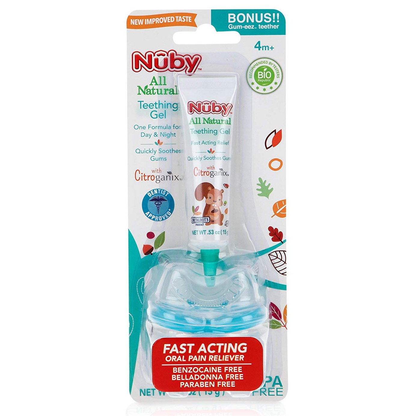 Nuby hot sale teething gel