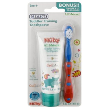 Nuby Toddler Training Toothpaste & Toothbrush