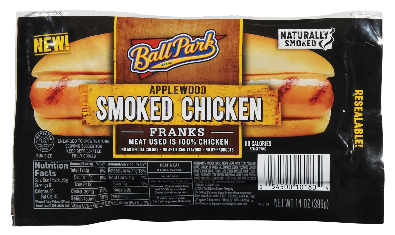 Ball Park Applewood Smoked Chicken Hot Dog Shop Hot Dogs at HEB