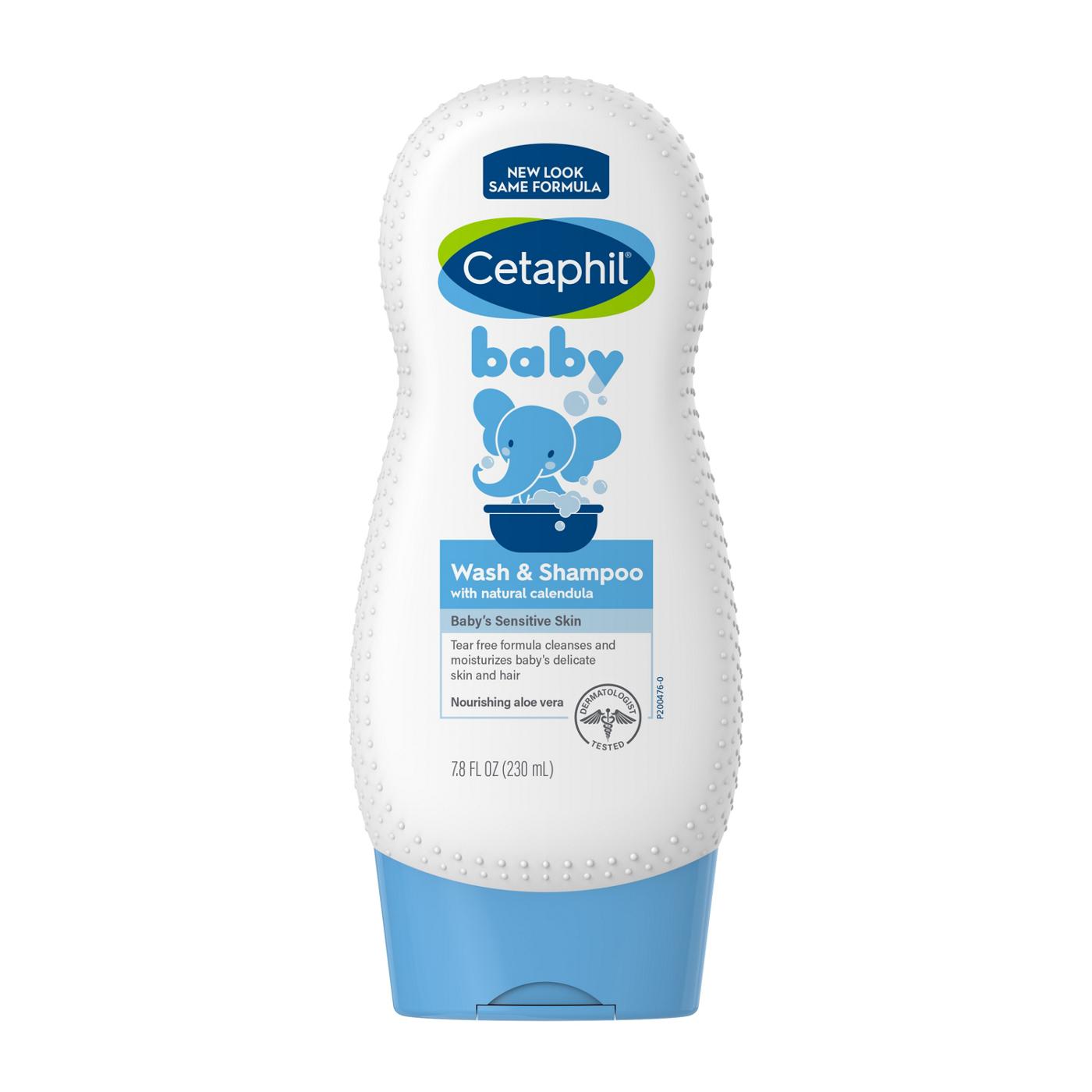 Cetaphil Baby Wash & Shampoo with Organic Calendula; image 1 of 7