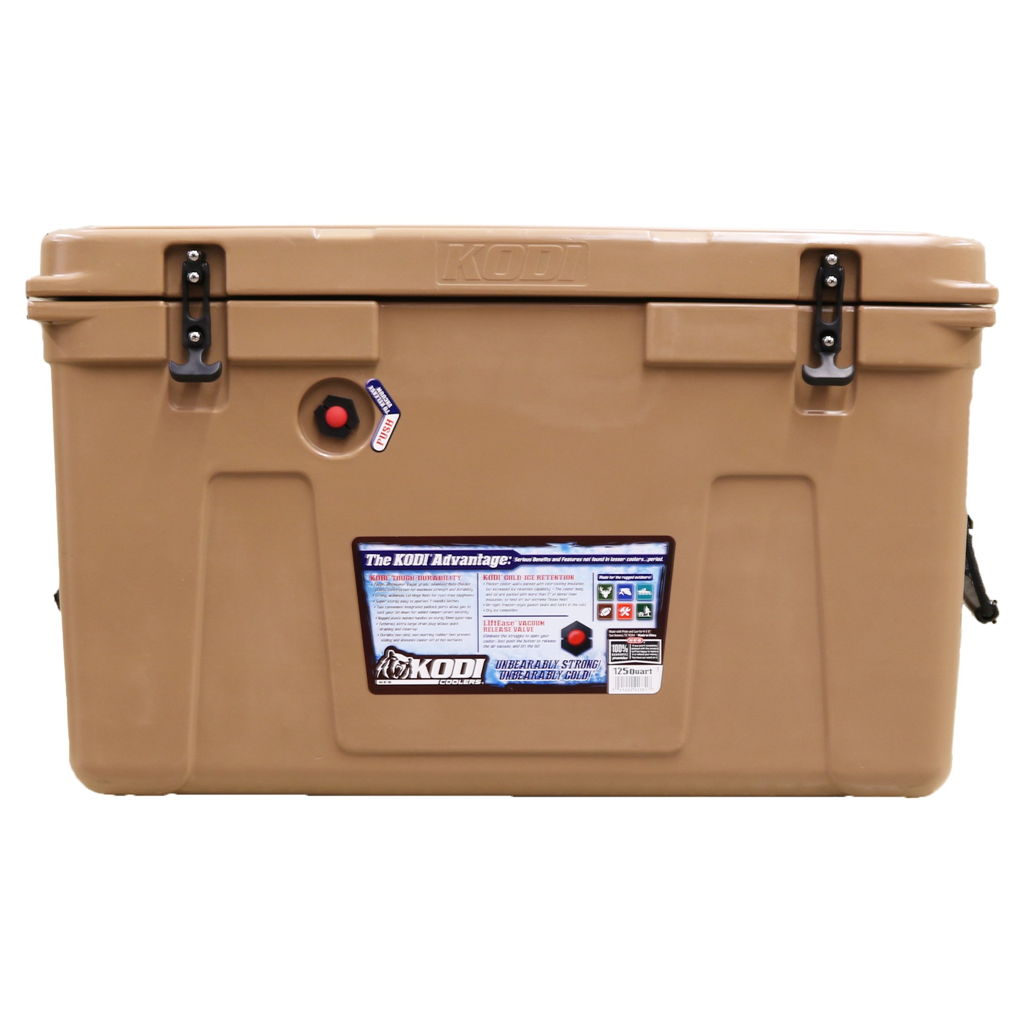 KODI Brown Cooler Shop Coolers & Ice Packs at HEB
